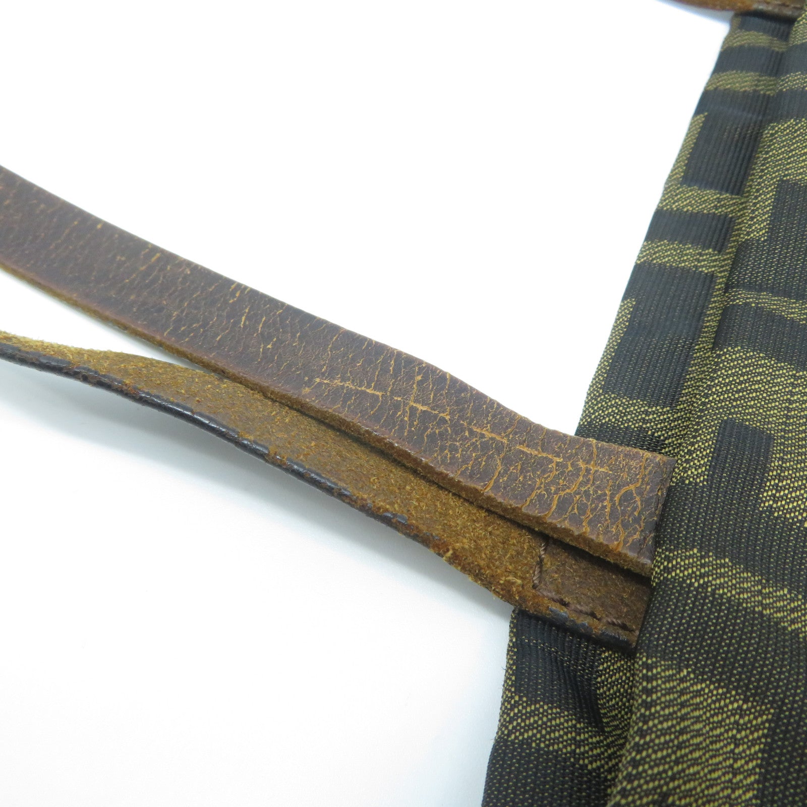 FENDI 帆布Tote Bag肩背袋啡色