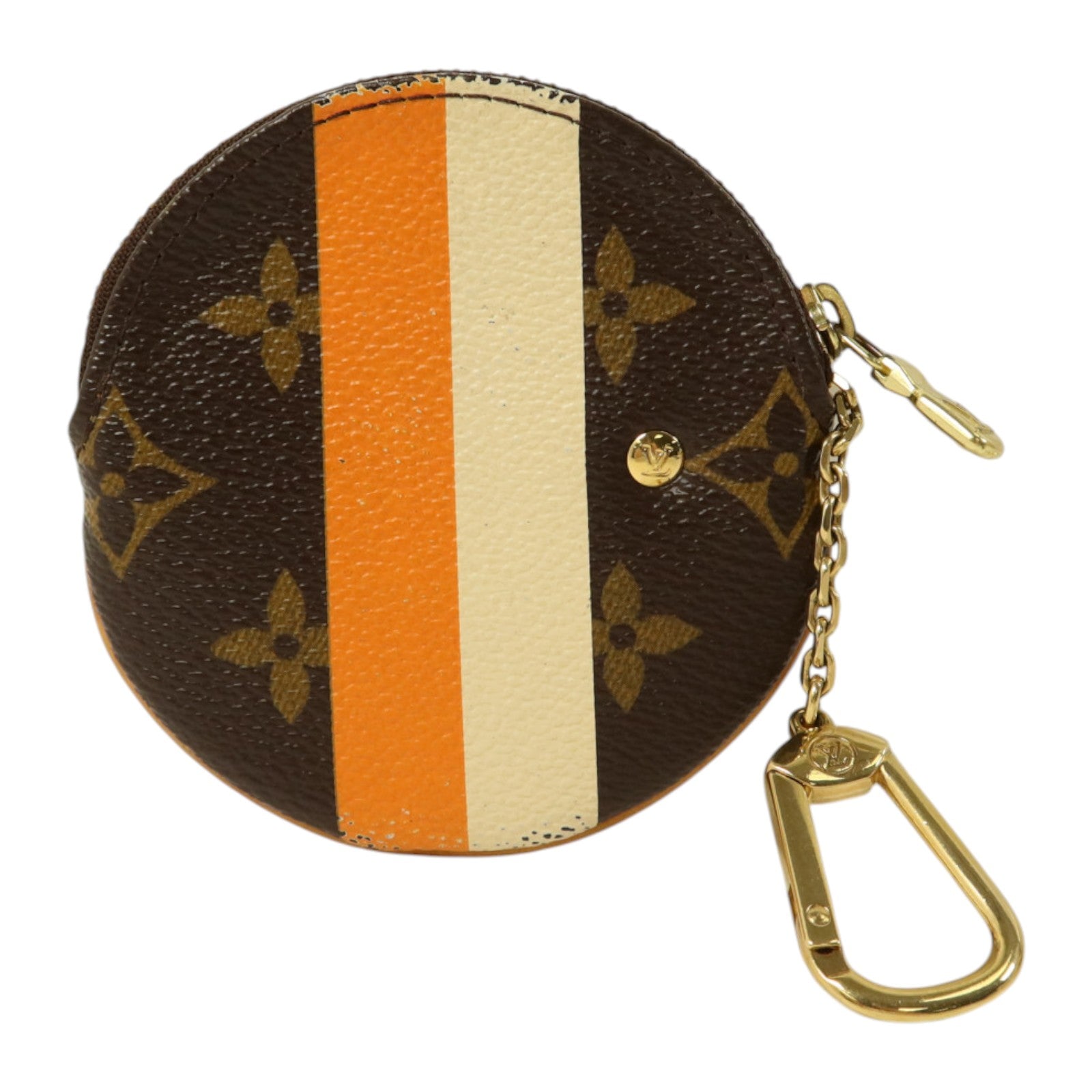 LOUIS VUITTON Monogram Groom Coins Case金扣零錢包