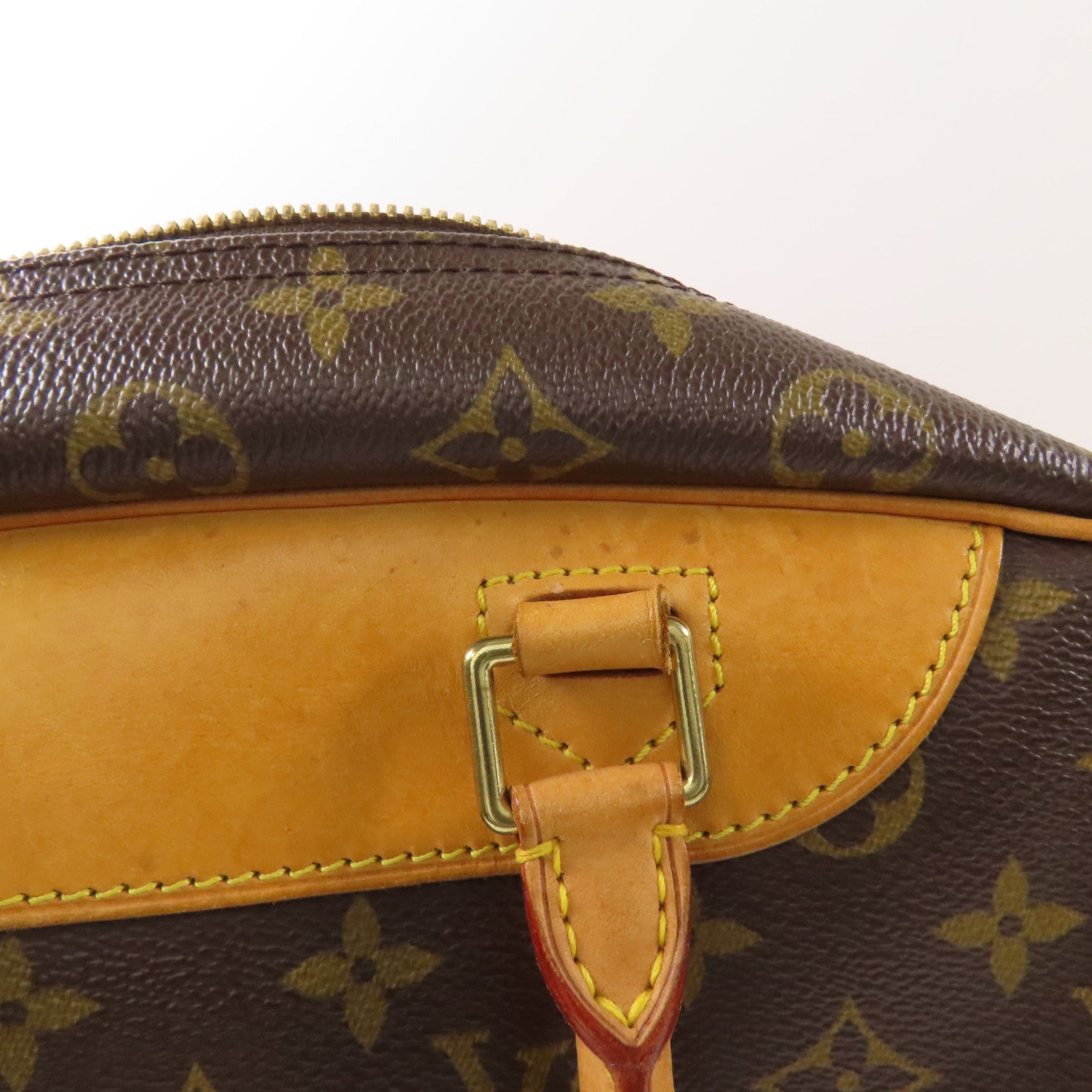 LOUIS VUITTON Monogram Deauville金扣手挽袋