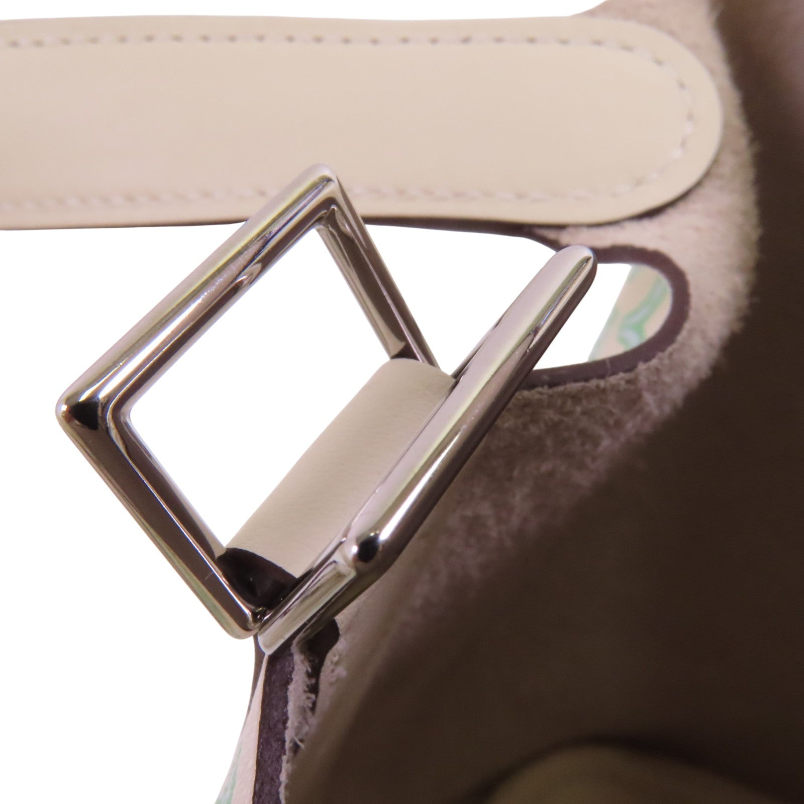 HERMES Swift皮革Picotin Lucky Daisy Micro銀扣手挽袋