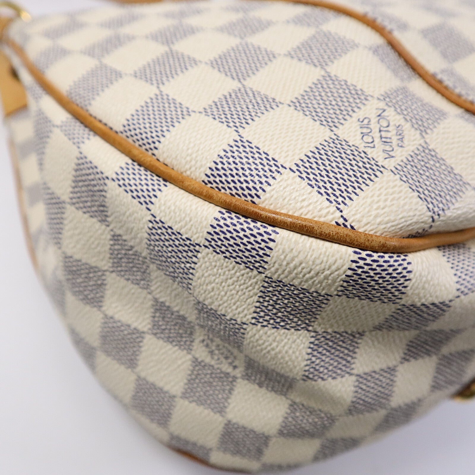 LOUIS VUITTON Damier Azur Galliera PM金扣肩背袋