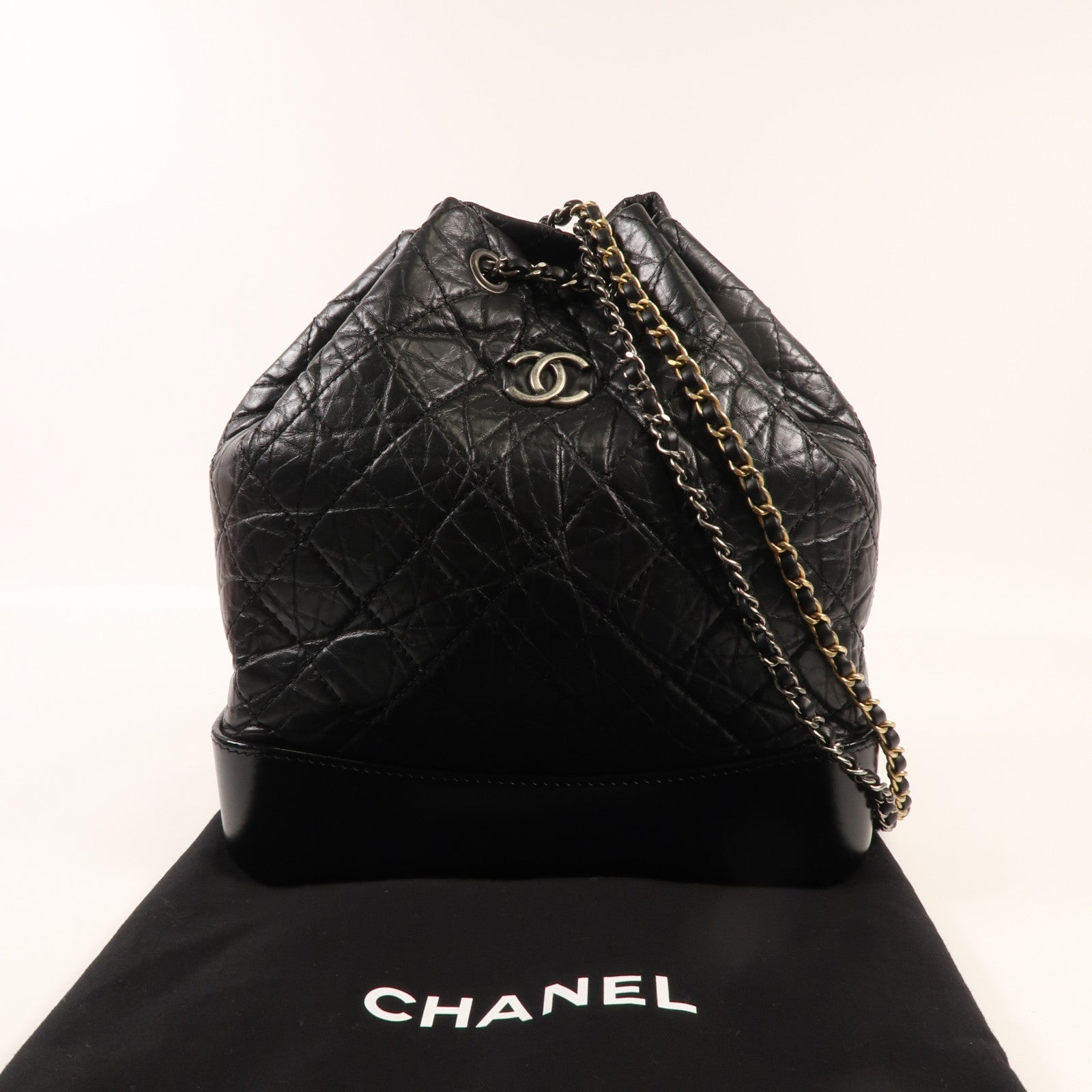 CHANEL 【激減優惠】羊皮皮革Gabrielle Backpack背包