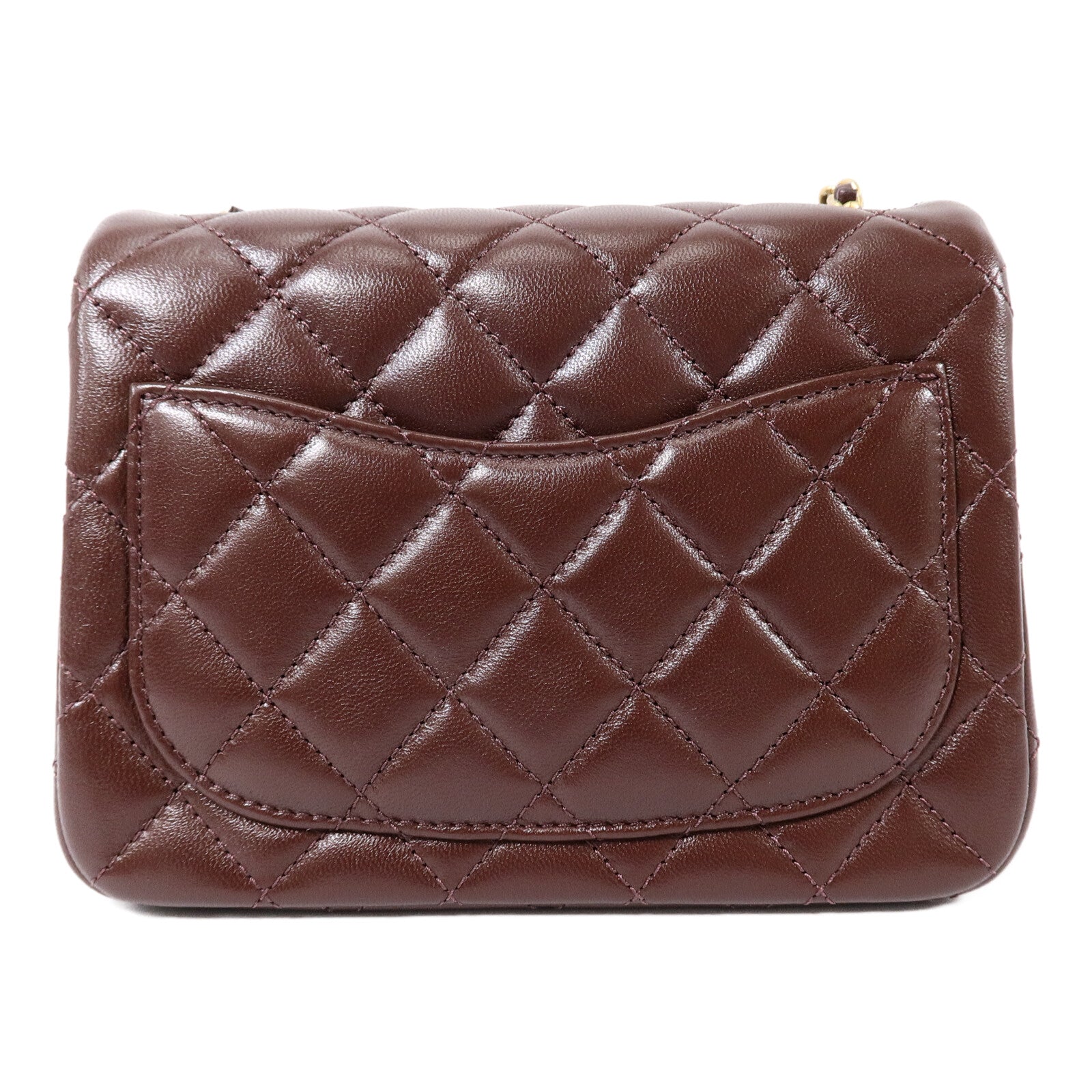 CHANEL 羊皮皮革Classic 17鏈帶手挽肩背兩用袋