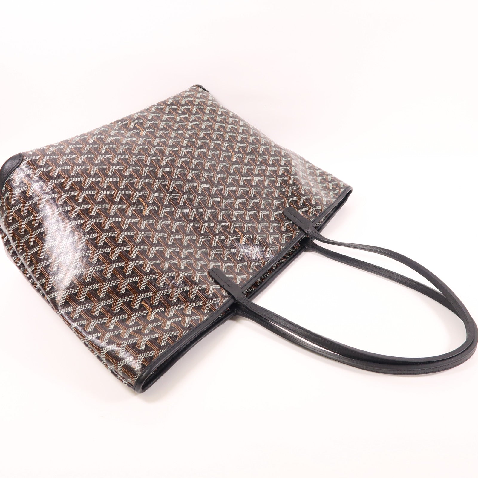 GOYARD 塗層帆布Artois MM銀扣肩背袋