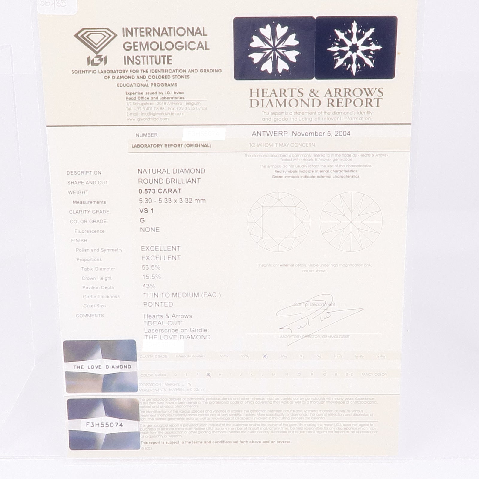 JEWELRY Diamond Ring PT900 Platinum US#6