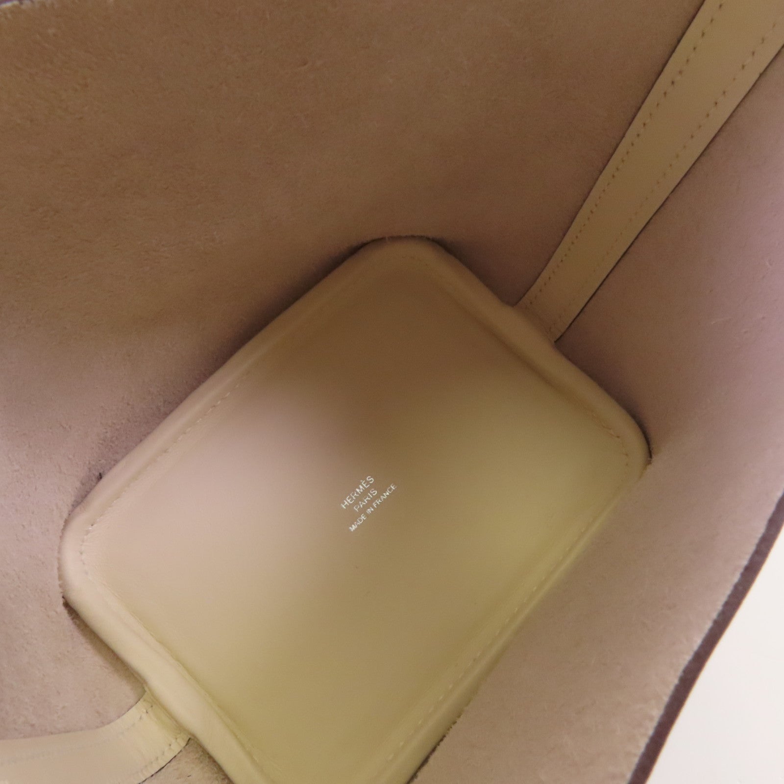 HERMES Swift皮革Picotin Lucky Daisy Micro銀扣手挽袋