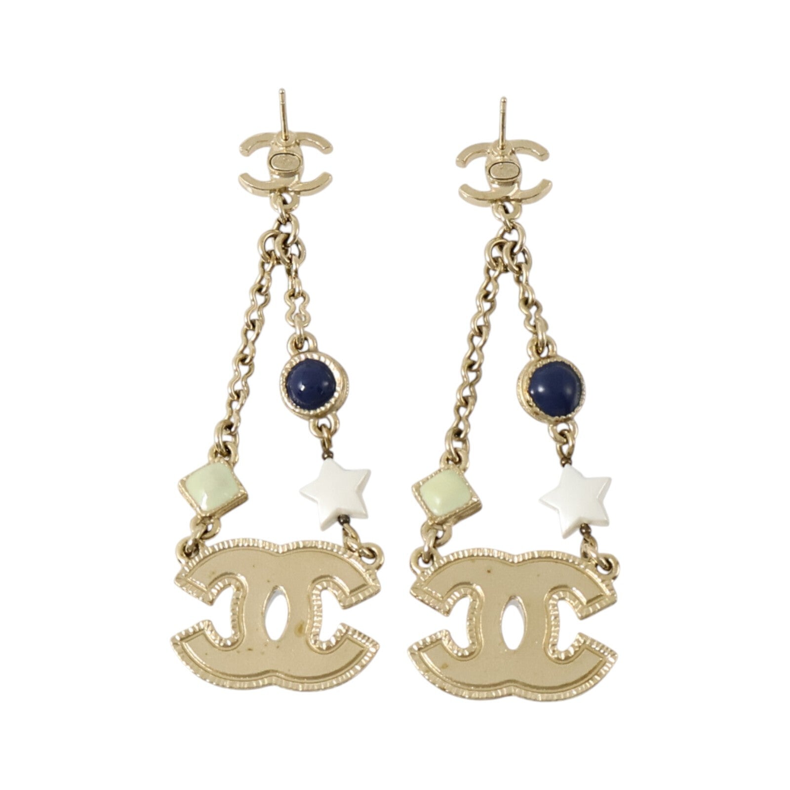 CHANEL 金屬/PVC Earrings耳環