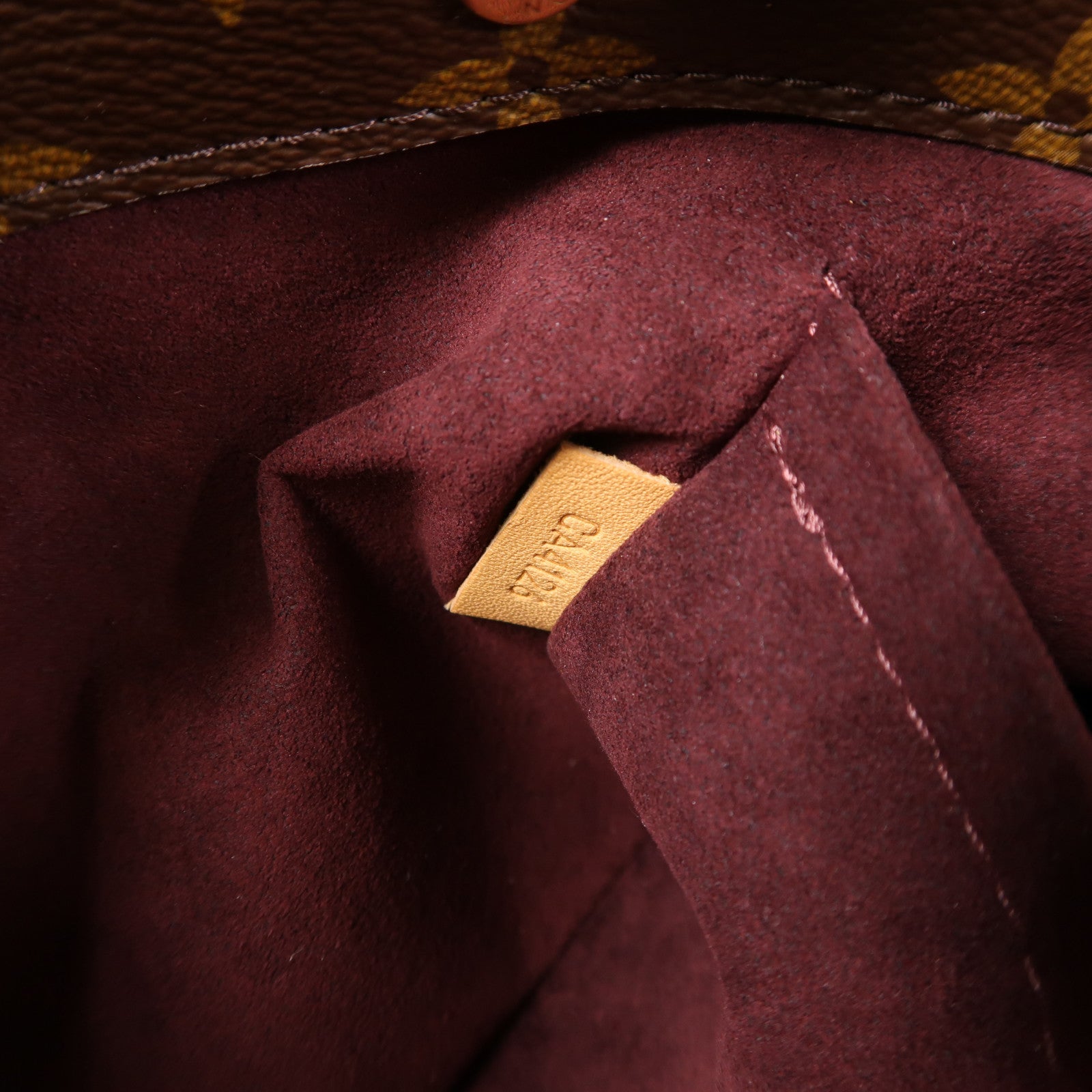 LOUIS VUITTON Monogram Montaigne BB金扣手挽肩背兩用袋棕色