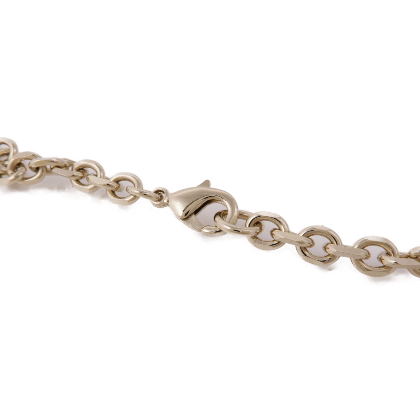 CHANEL CC Necklace Metal Gold