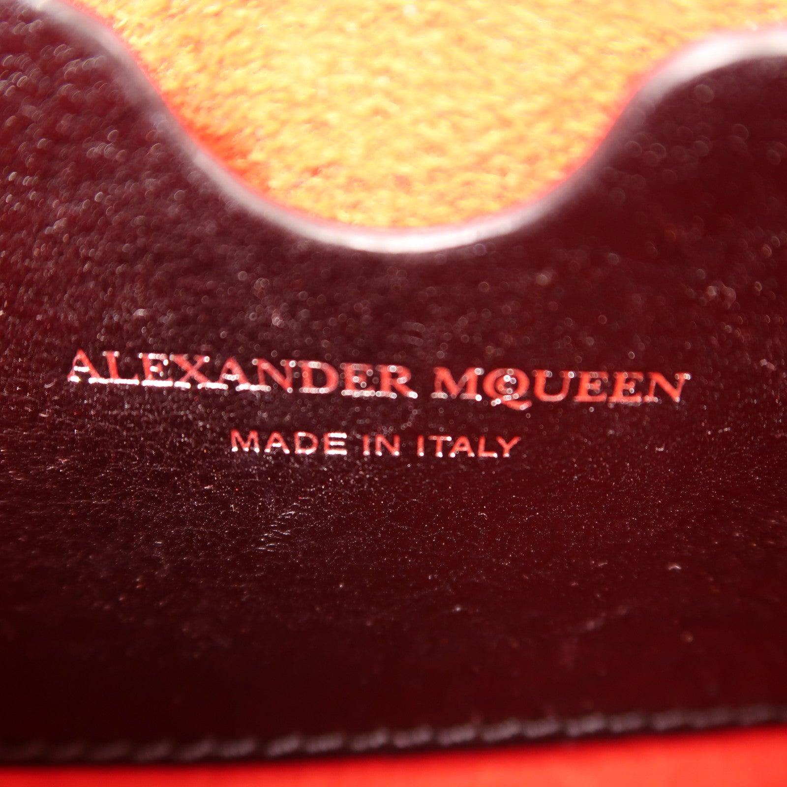 Alexander McQueen 牛皮皮革Box Bag銀扣鏈帶肩背袋