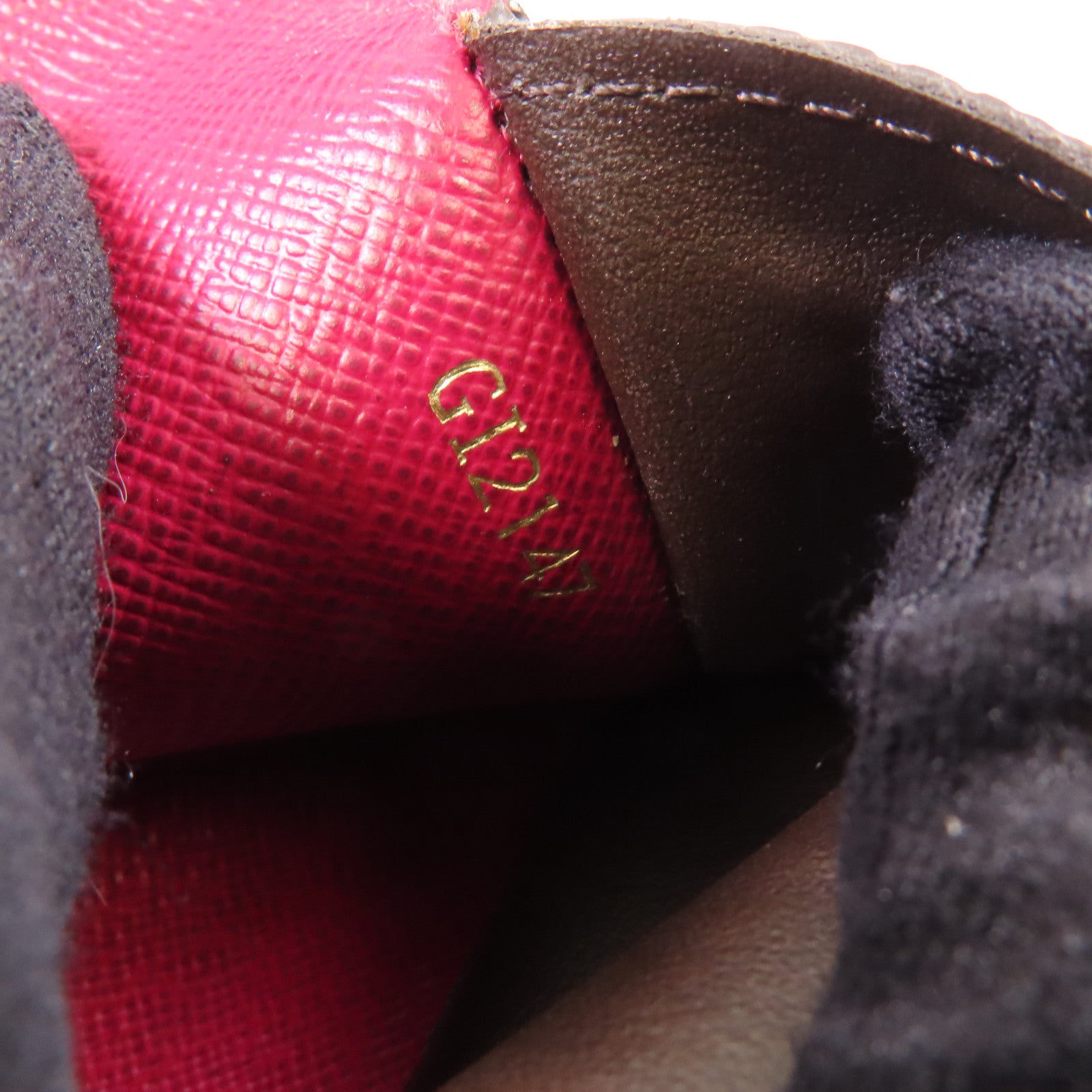 LOUIS VUITTON Monogram Josephine Long Wallet金扣長錢包啡色/紫紅色