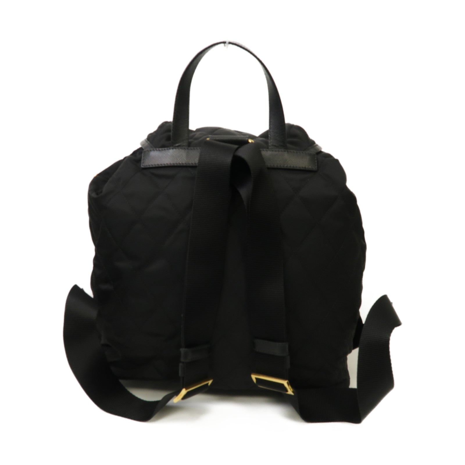 PRADA 尼龍Backpack金扣背包黒色