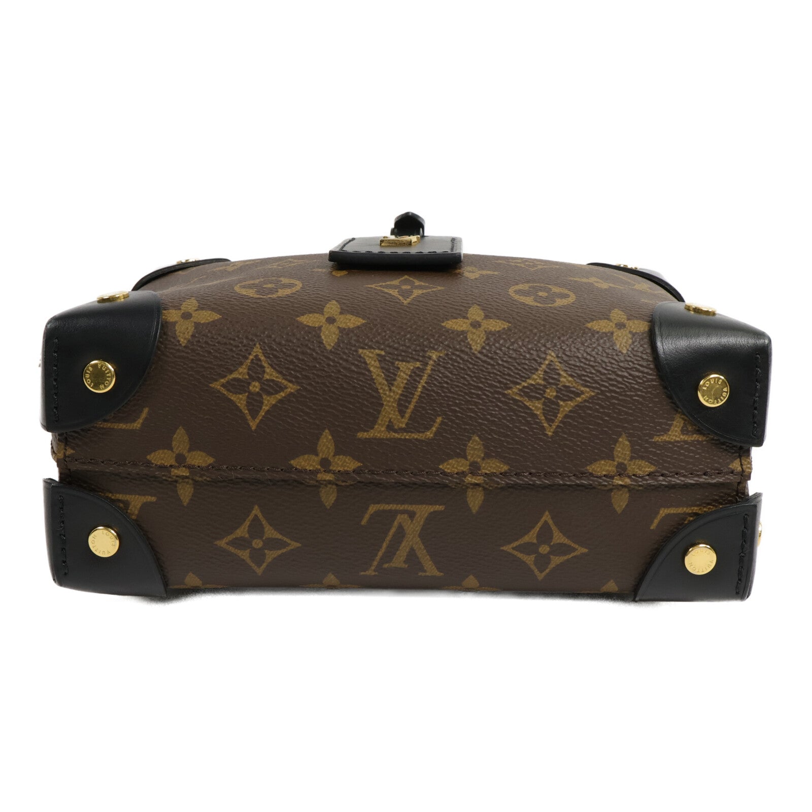 LOUIS VUITTON Monogram Petite Malle Souple手挽肩背兩用袋