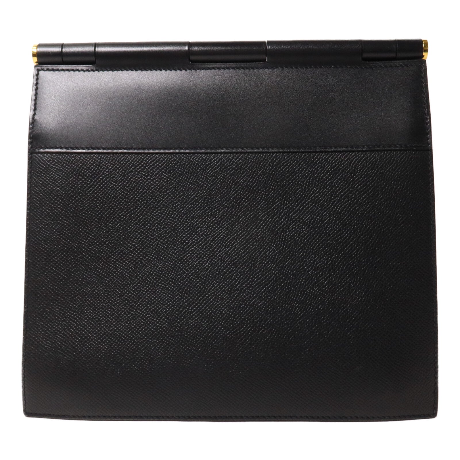 HERMES Swift皮革/Epsom皮革Sacabar 24肩背袋Noir