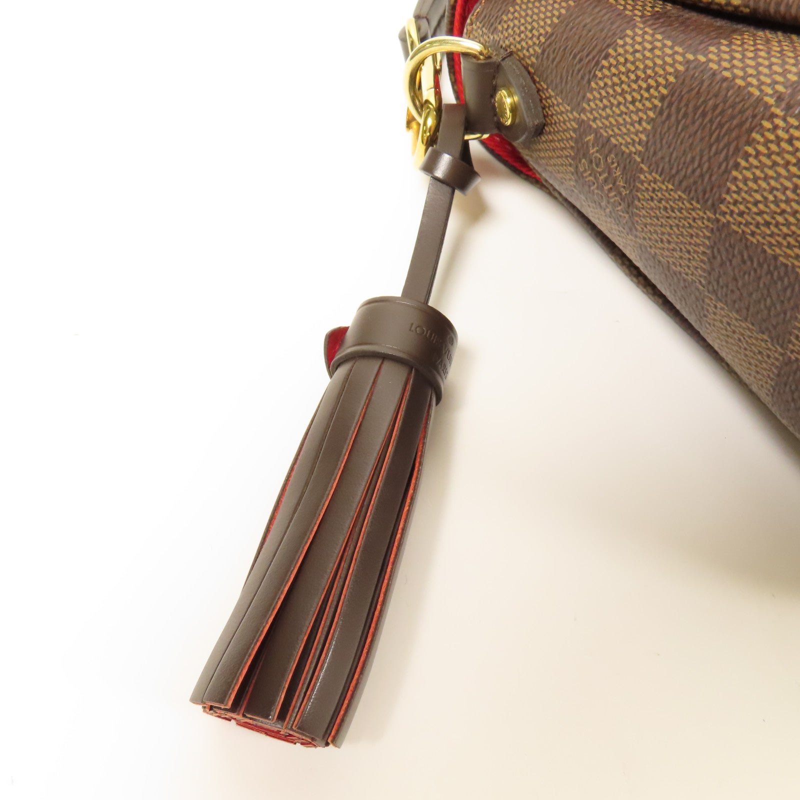 LOUIS VUITTON Damier Croisette金扣手挽肩背兩用袋