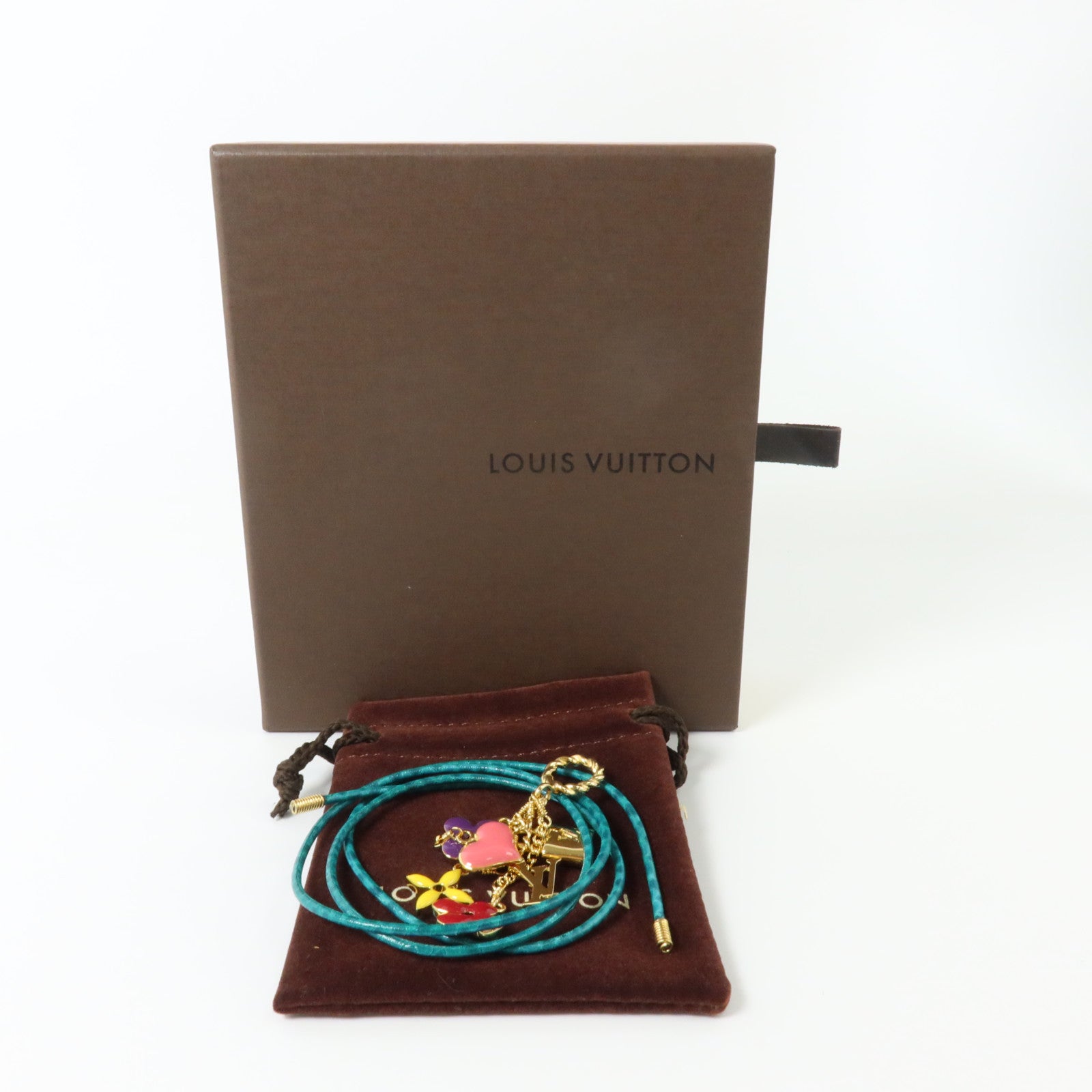 LOUIS VUITTON PVC/金屬Sweet Monogram Necklace項鏈