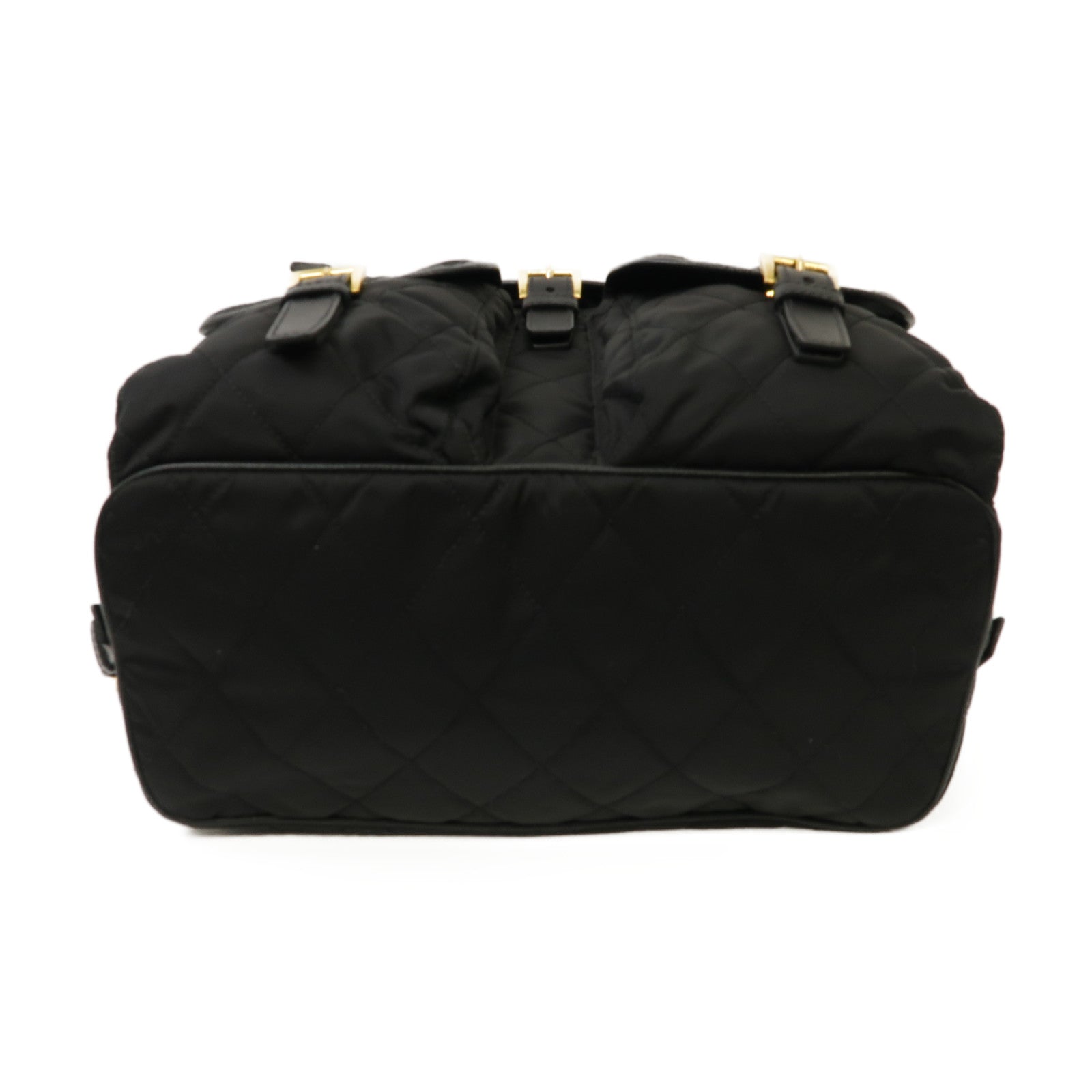 PRADA 尼龍Backpack金扣背包黒色