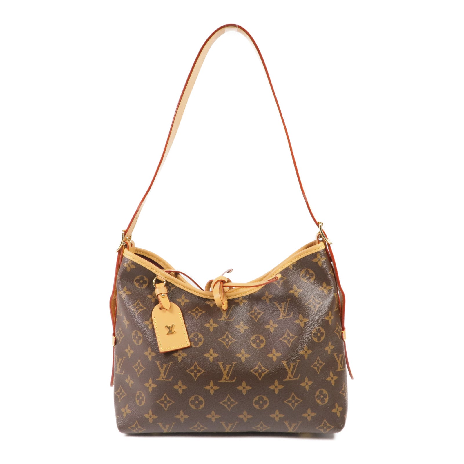LOUIS VUITTON Monogram CarryAll PM金扣肩背袋