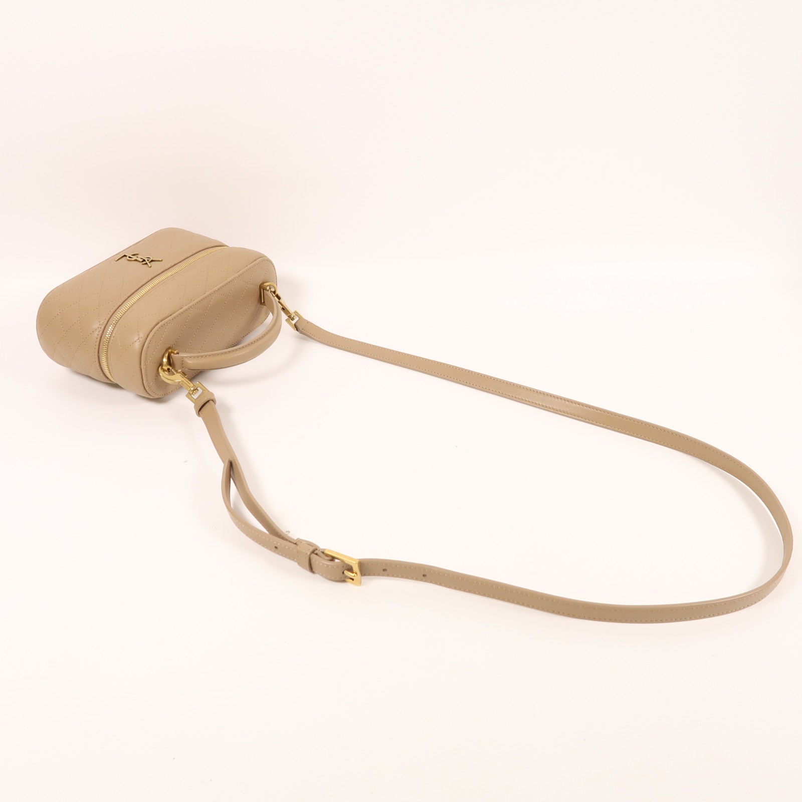 SAINT LAURENT 牛皮皮革Gaby金扣手挽肩背兩用袋