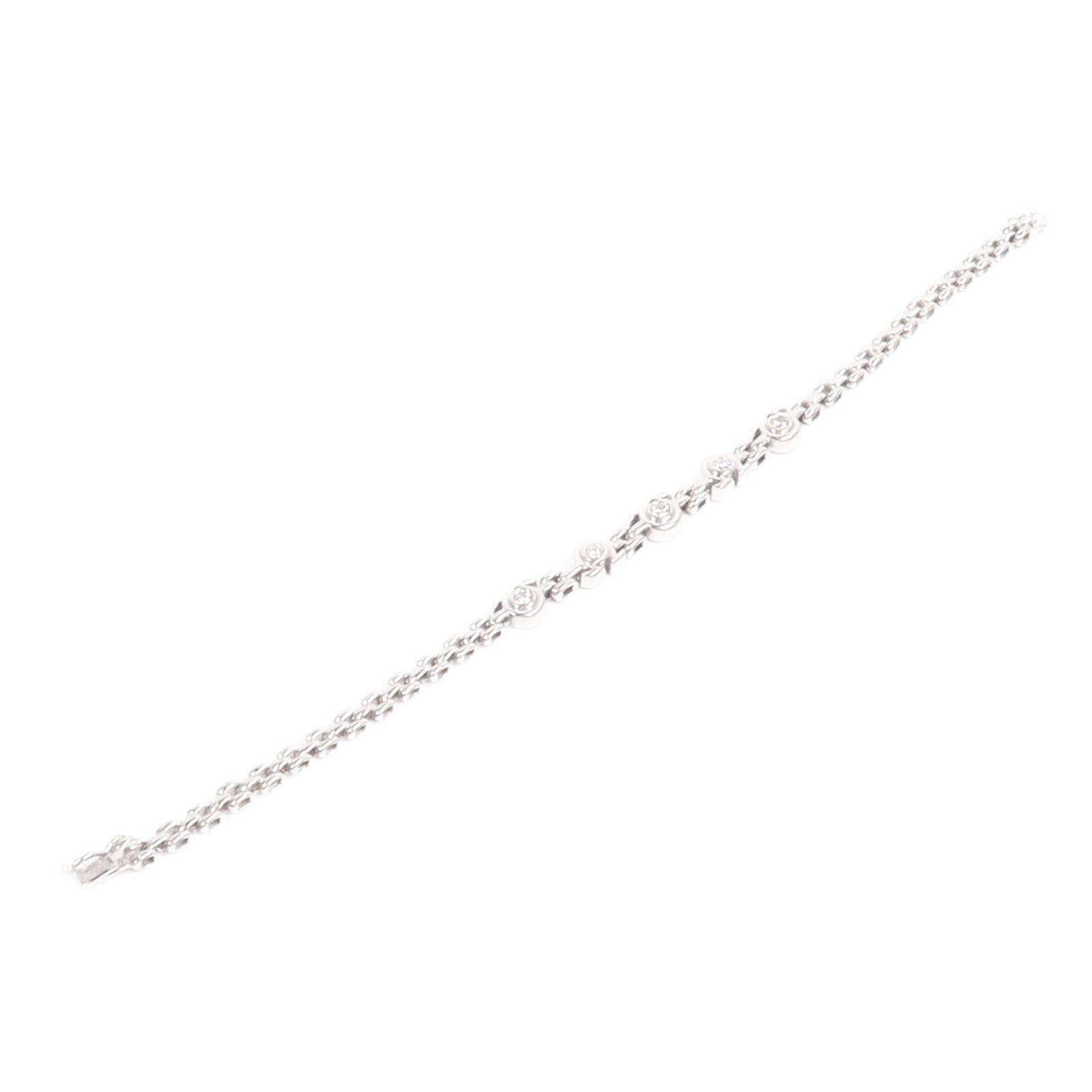 JEWELRY 18K白金Diamond Bracelet鑽石手鏈