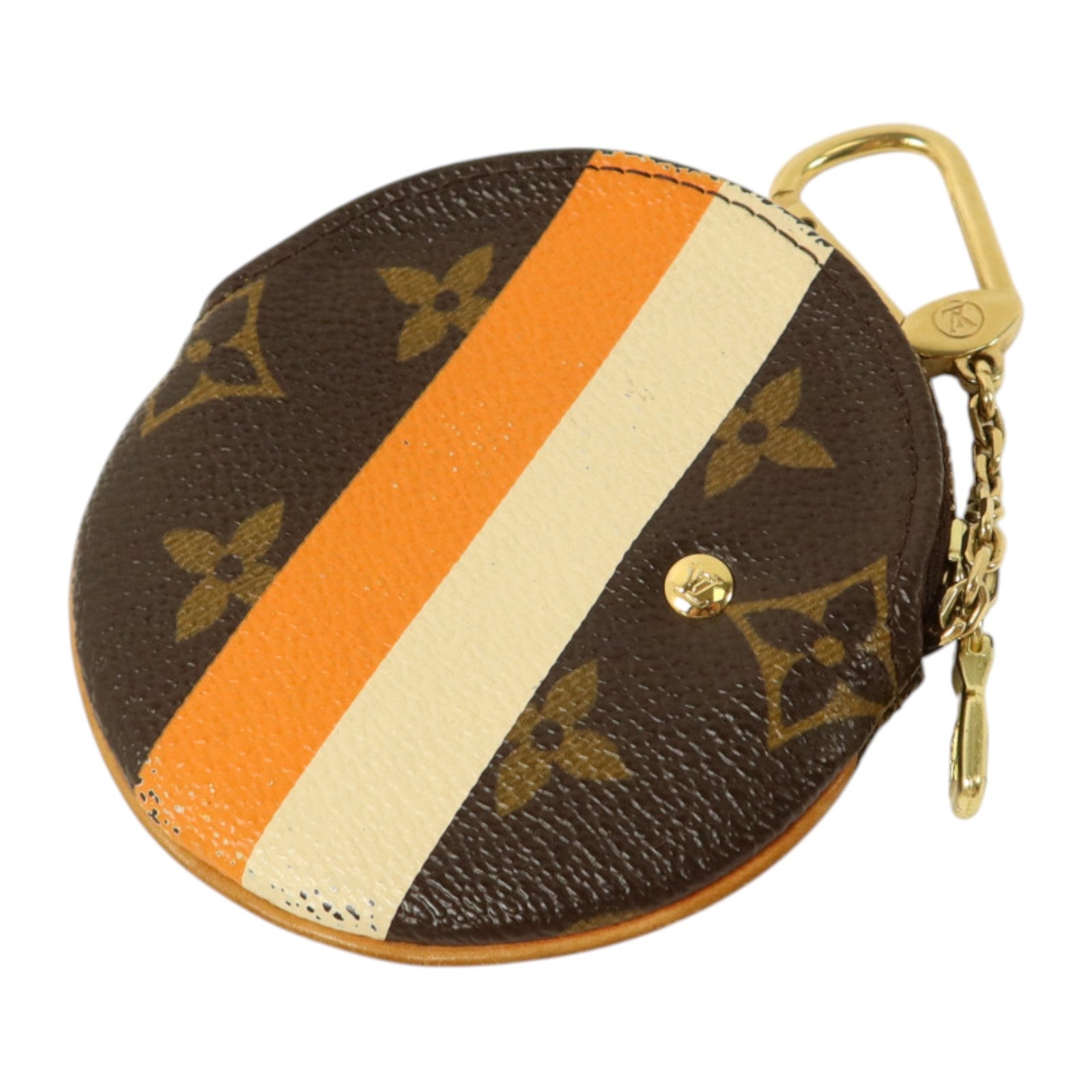 LOUIS VUITTON Monogram Groom Coins Case金扣零錢包