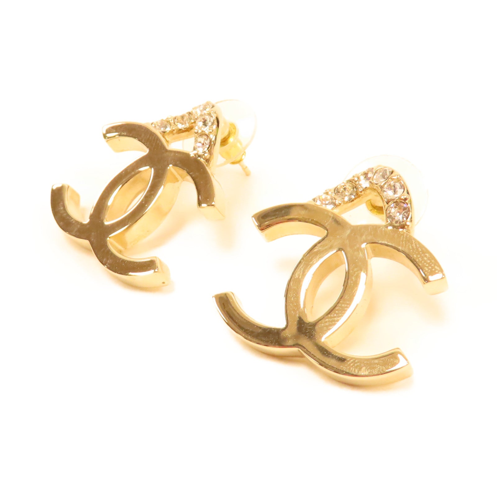 CHANEL 金屬Earrings耳環金色
