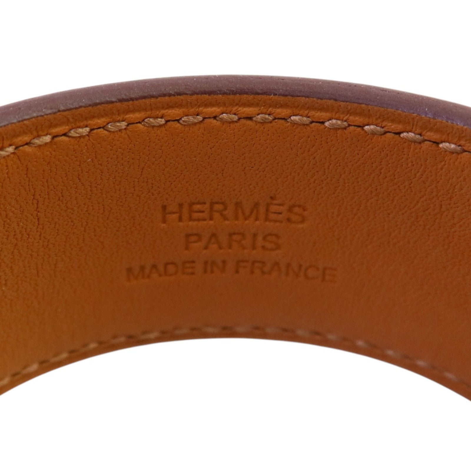 HERMES 【激減優惠】Swift皮革Collier De Chien 24 Bracelet金扣手鏈
