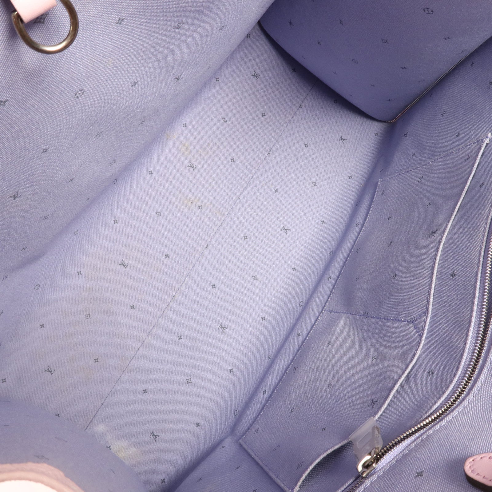 LOUIS VUITTON Monogram Giant Escale On The Go銀扣手挽肩背兩用袋