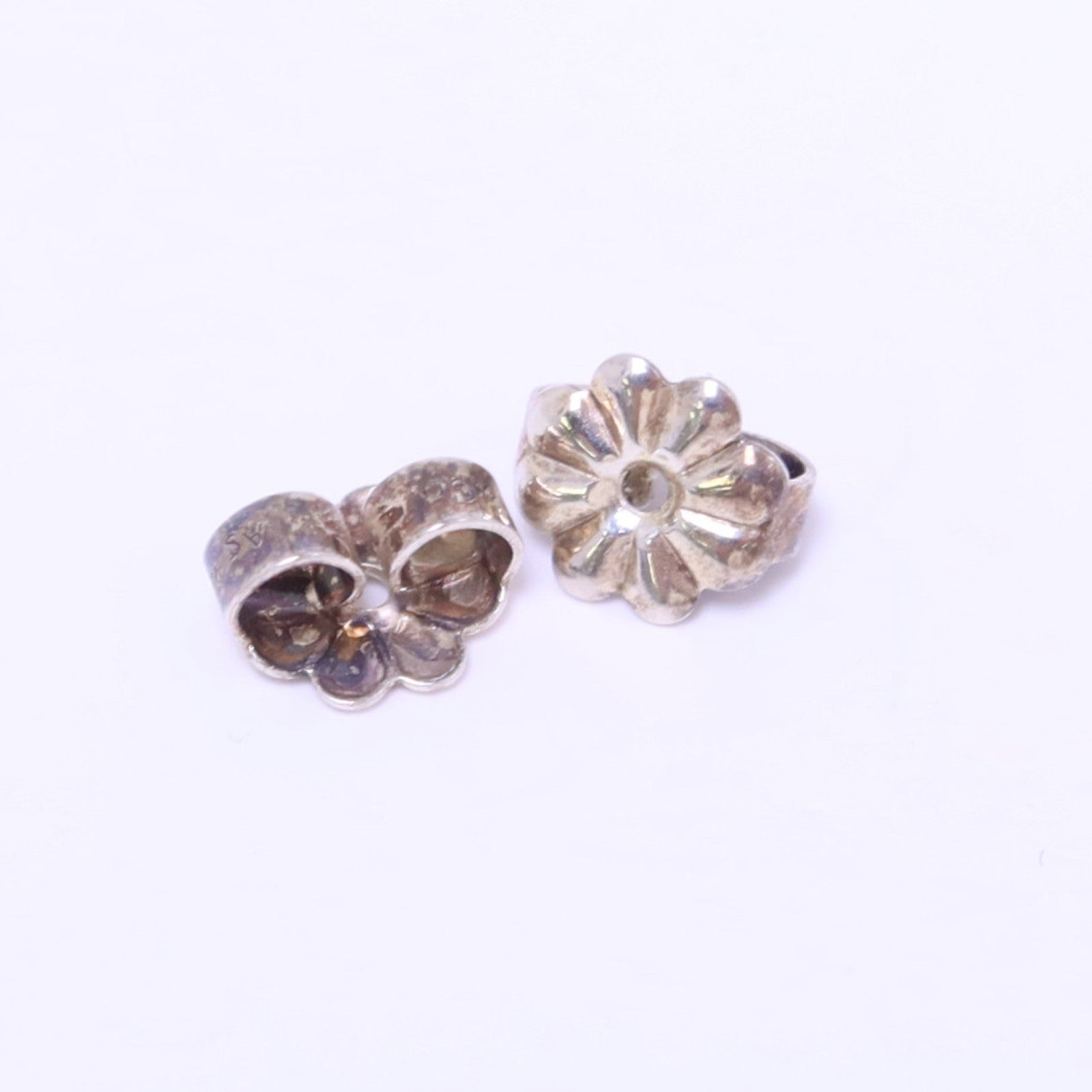 TIFFANY＆CO 925純銀1837 Hoop Earrings銀扣耳環