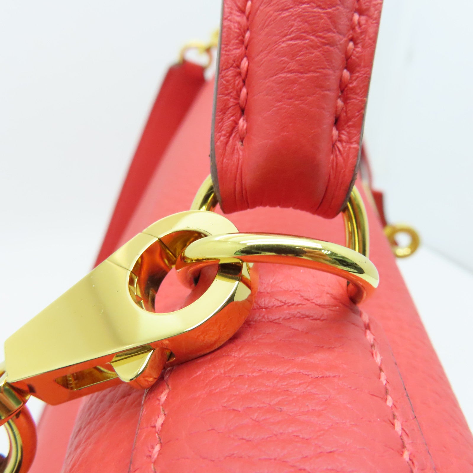 HERMES Togo皮革Kelly 40金扣Rose Jaipur粉红色