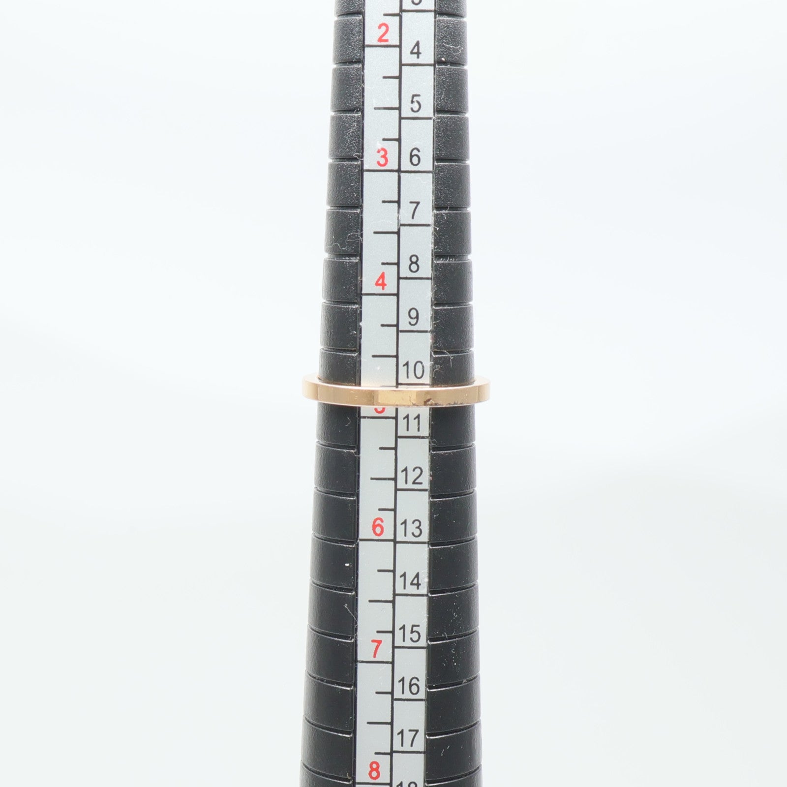 HERMES 18K玫瑰金Chaine D'ancre Contour Ring鑽石戒指