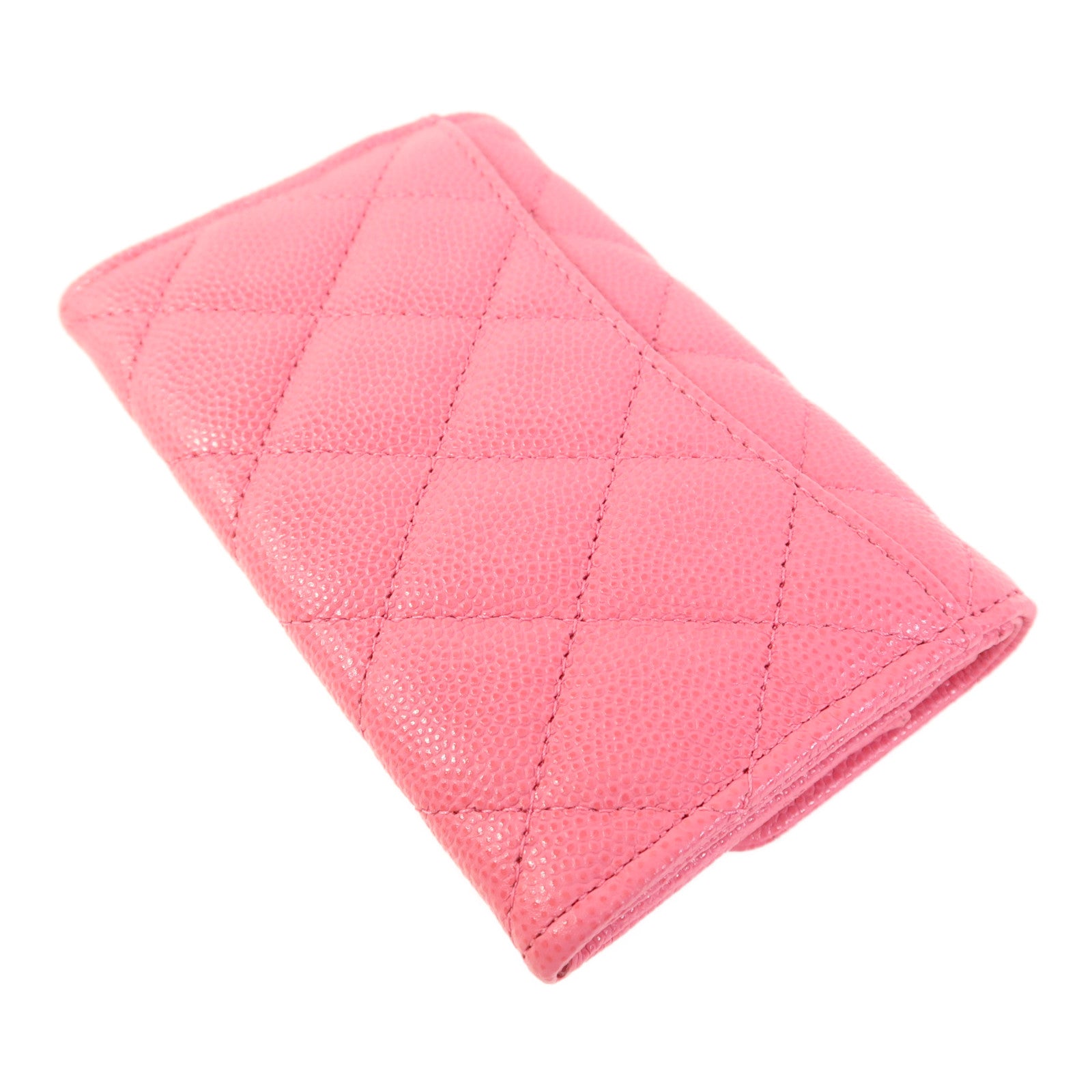 CHANEL 牛皮皮革Card Case金扣卡片套