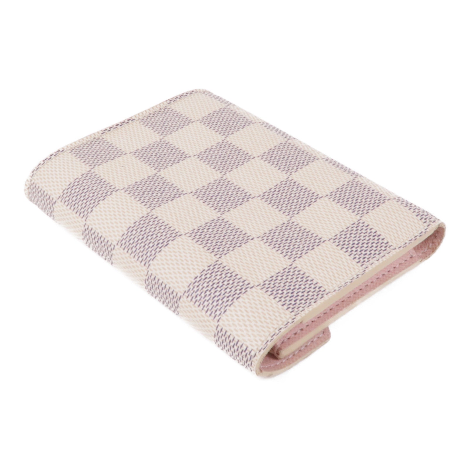 LOUIS VUITTON Damier Azur Victorine Wallet金扣錢包