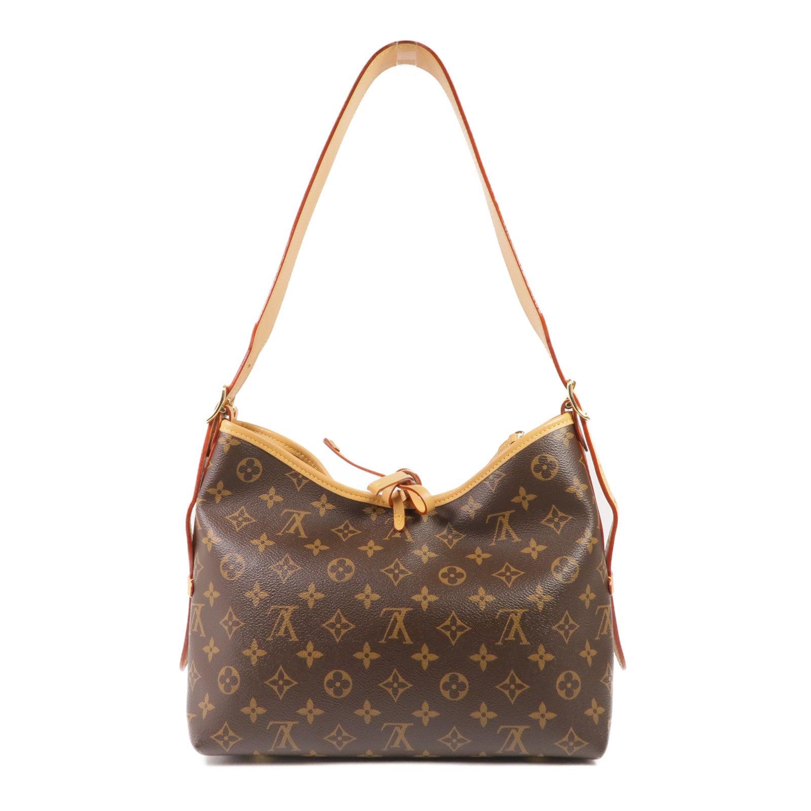 LOUIS VUITTON Monogram CarryAll PM金扣肩背袋