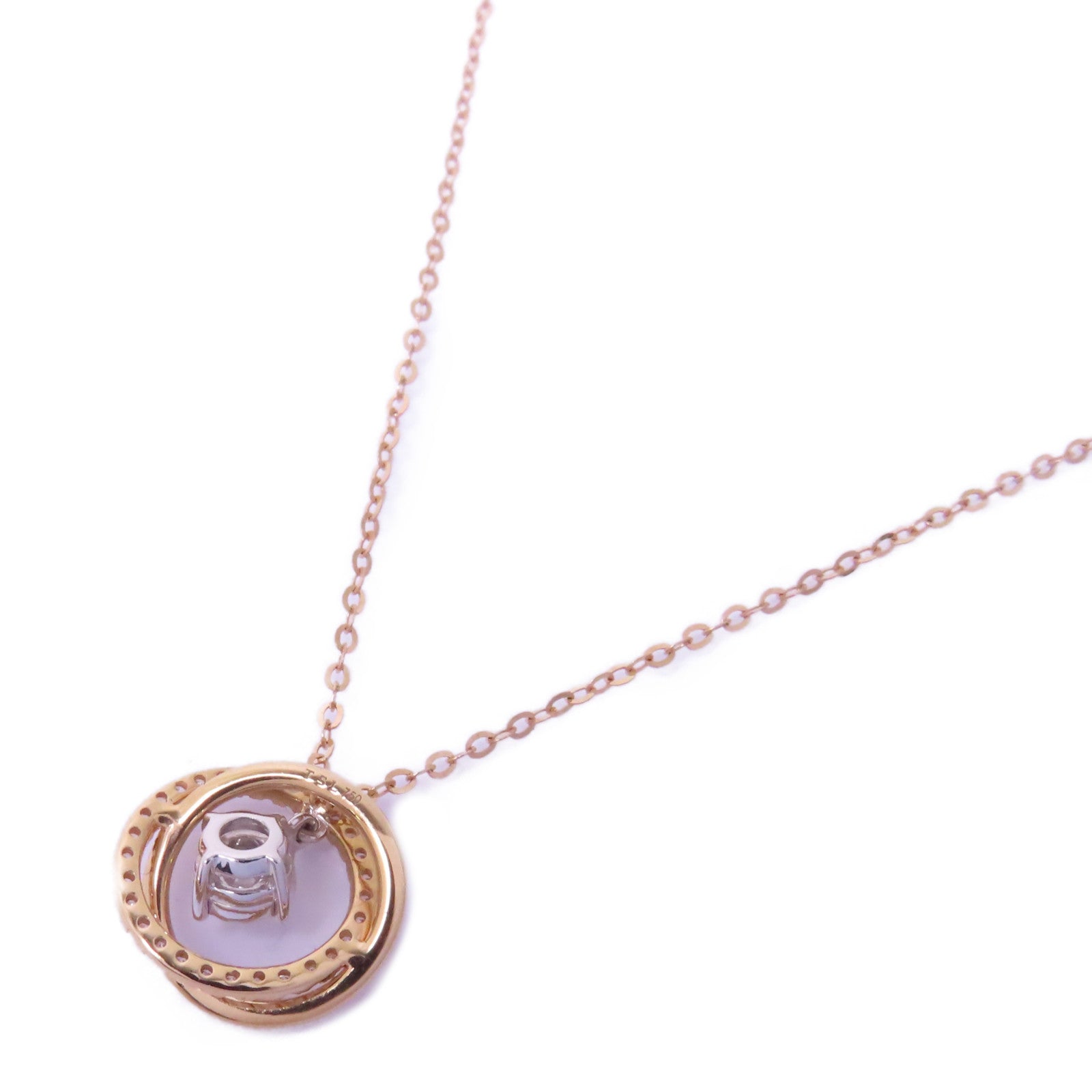 JEWELRY 【激減優惠】18K玫瑰金Diamond Necklace鑽石項鍊