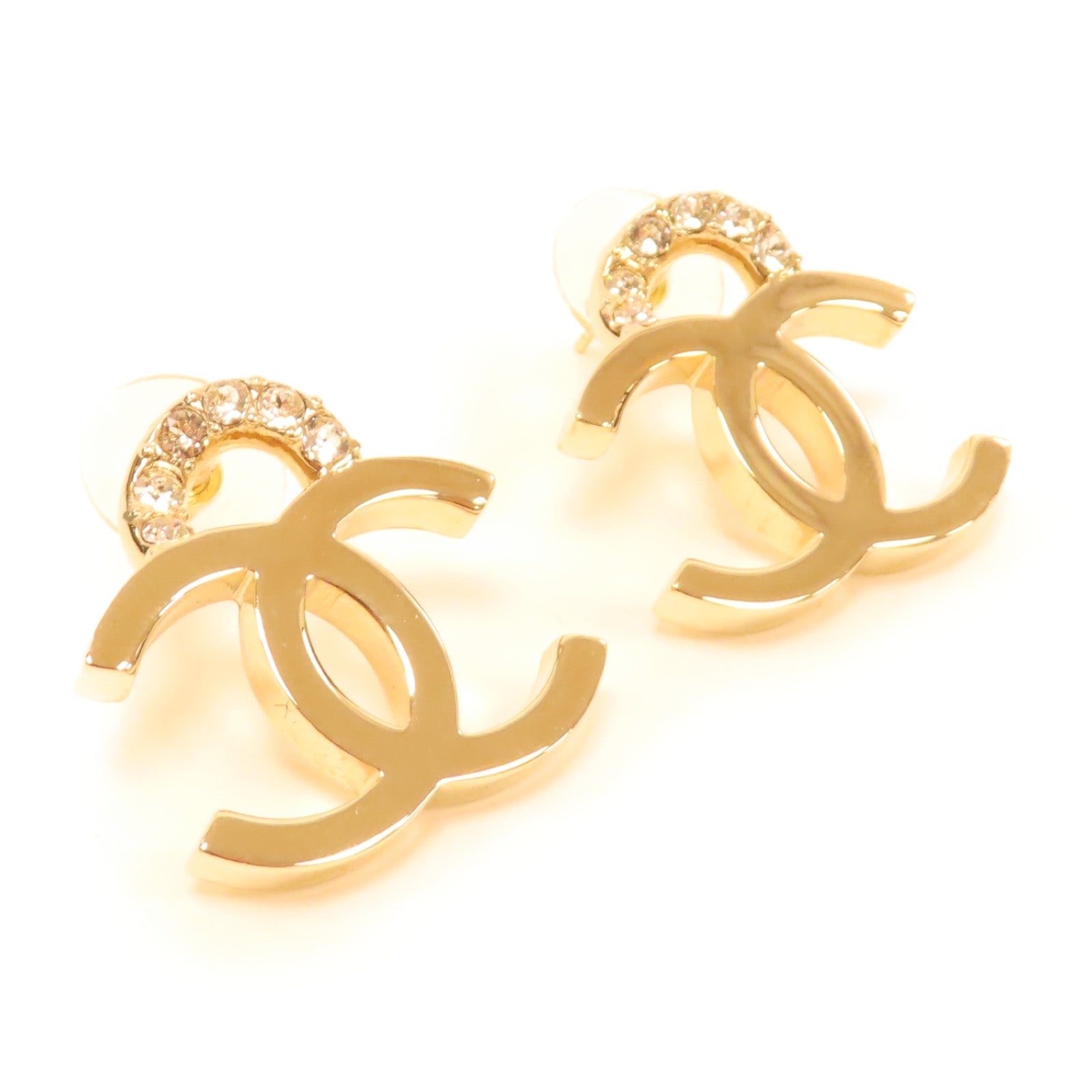 CHANEL 金屬Earrings耳環金色