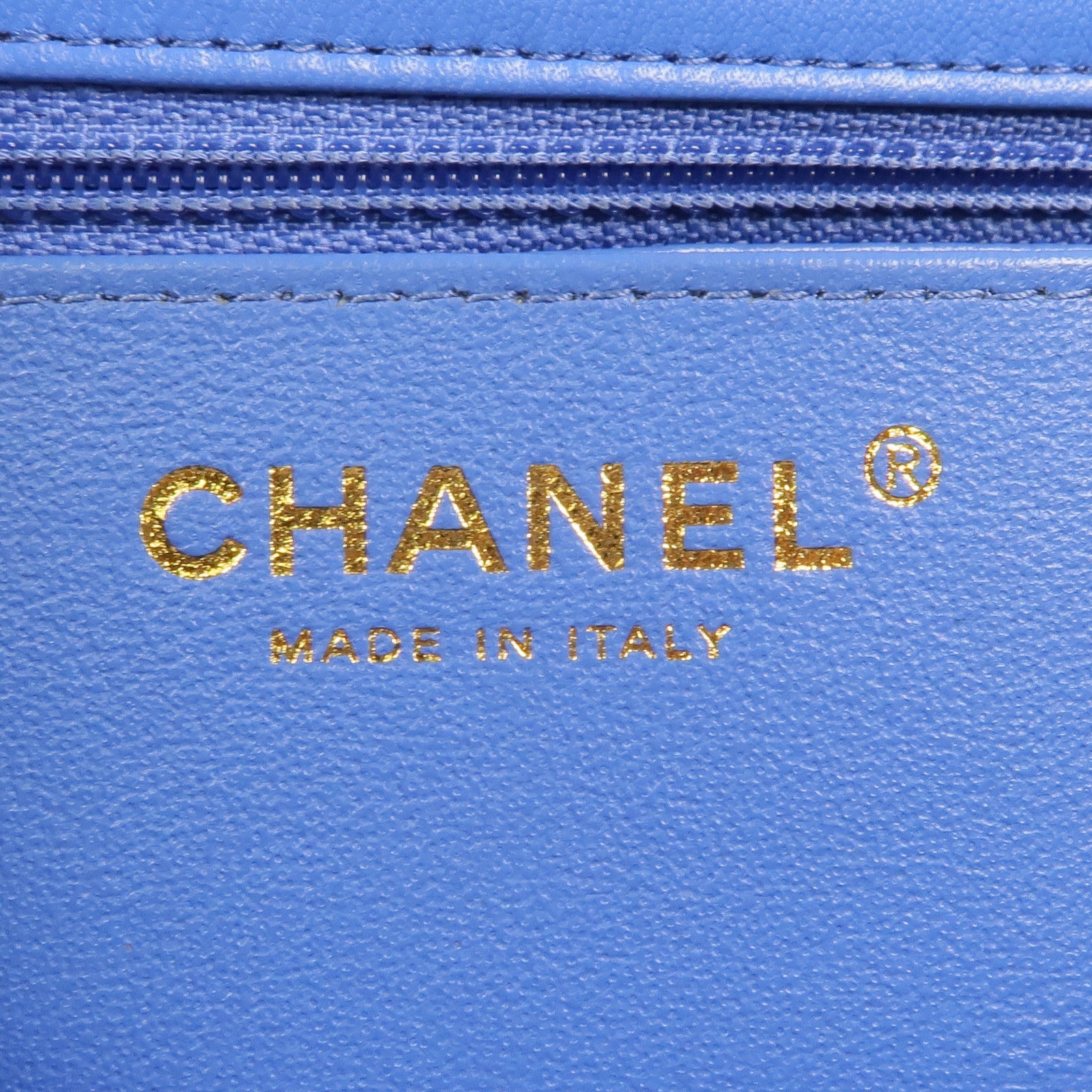 CHANEL 羊皮皮革Mini Classic 20金扣鏈帶肩背袋