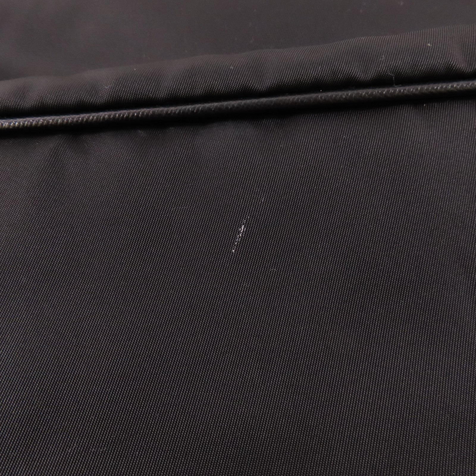 PRADA 尼龍Tote Bag金扣肩背袋黑色