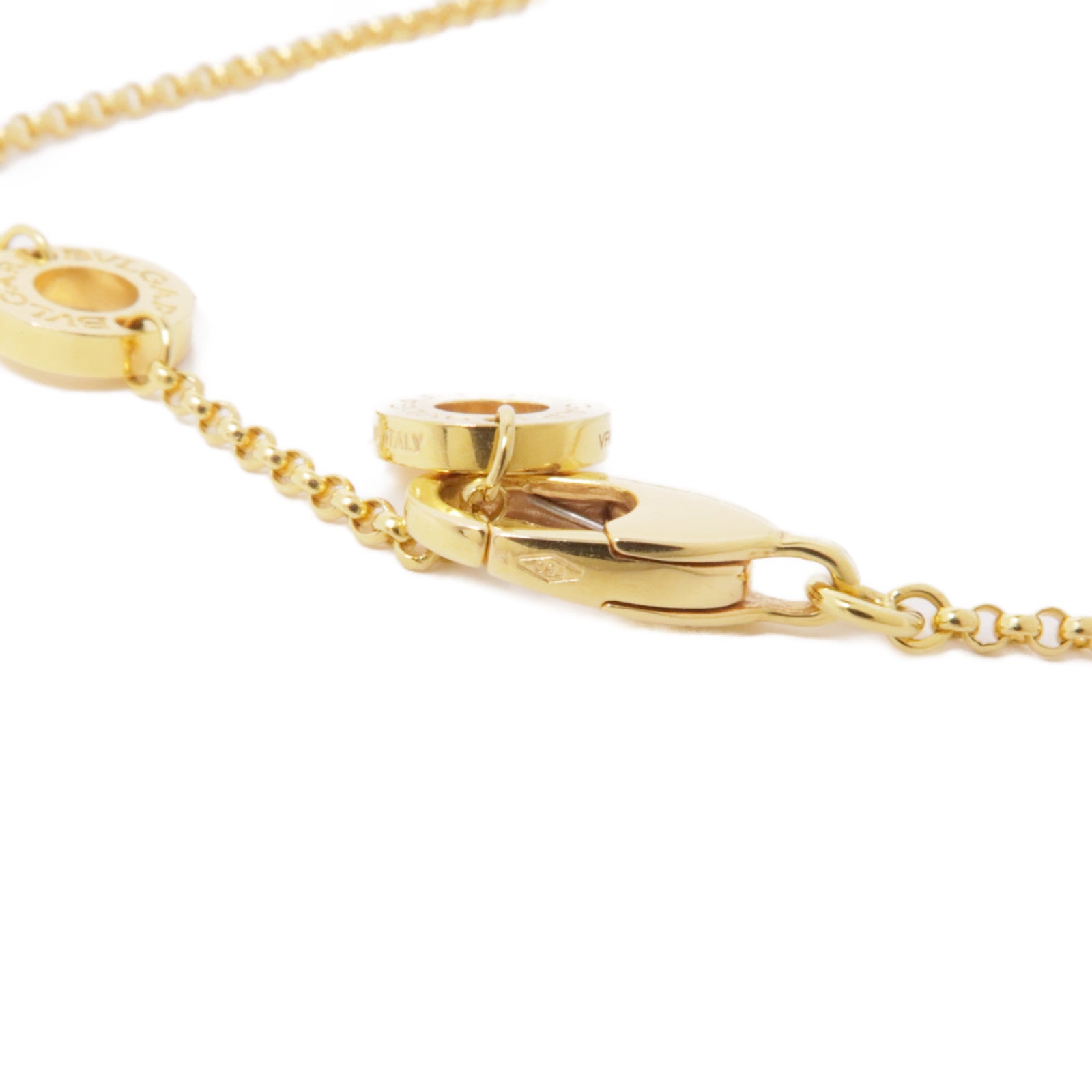 BVLGARI 18K黃金Mother-Of-Peal Necklace項鍊