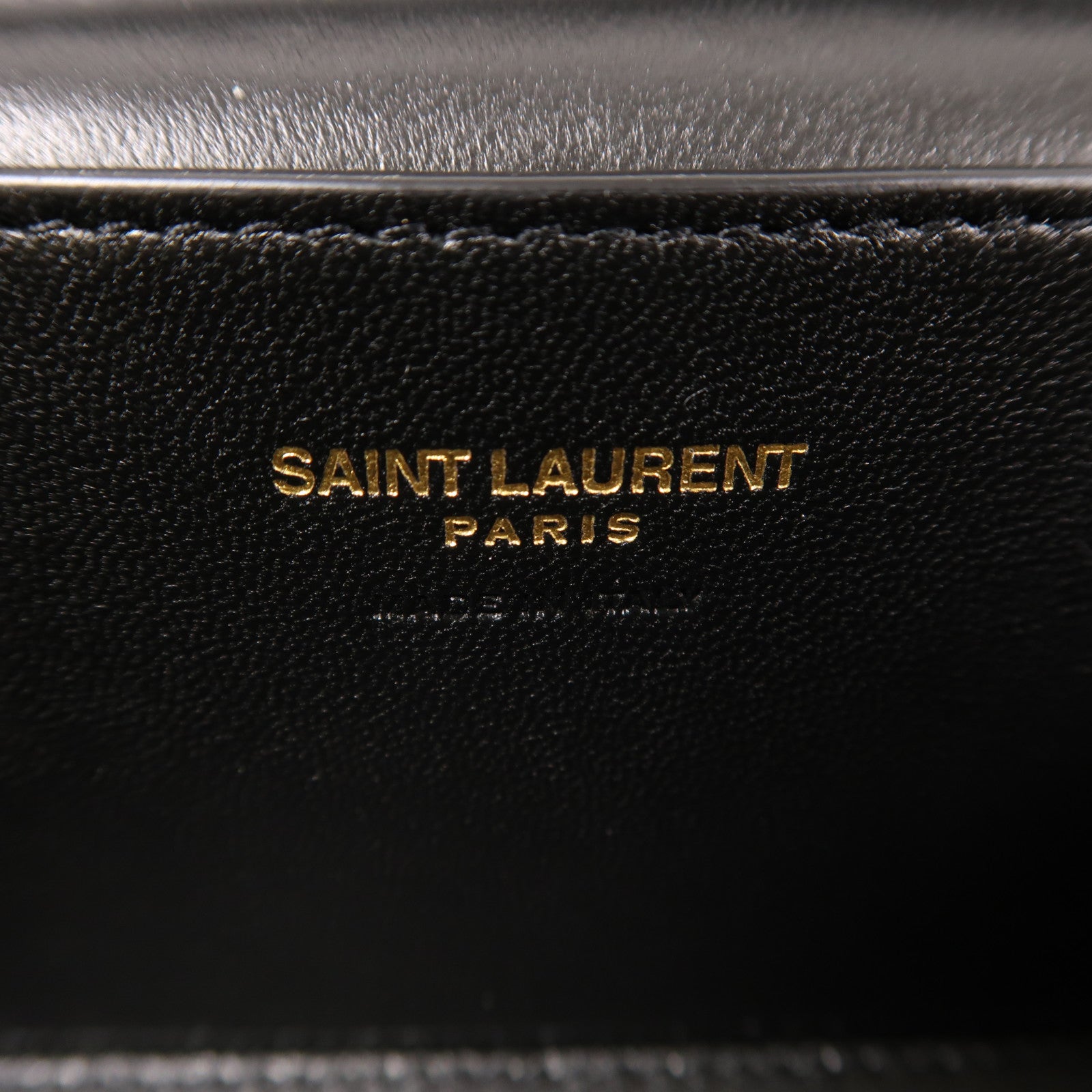 SAINT LAURENT 牛皮皮革Gaby金扣手挽肩背兩用袋