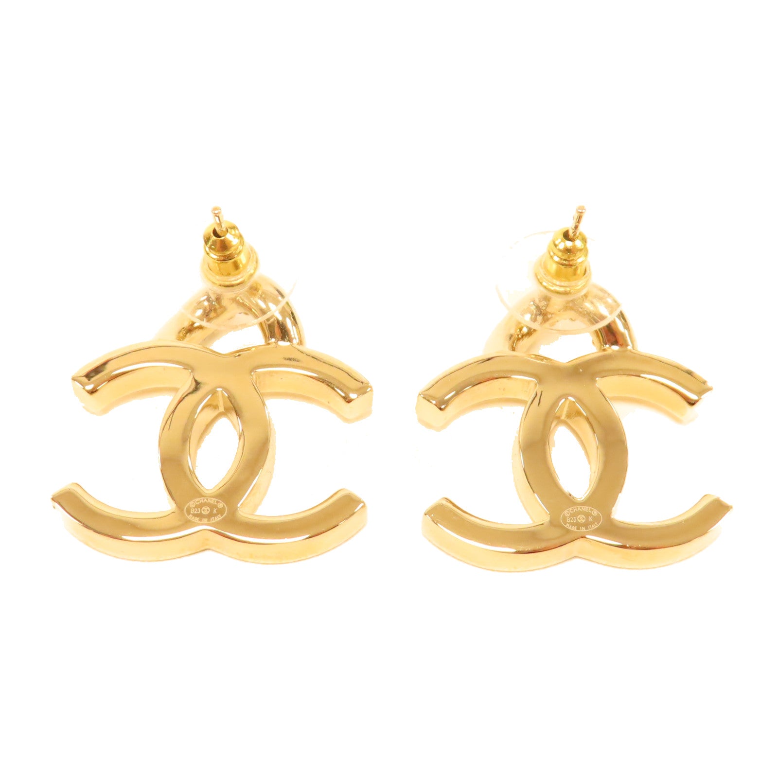 CHANEL 金屬Earrings耳環金色