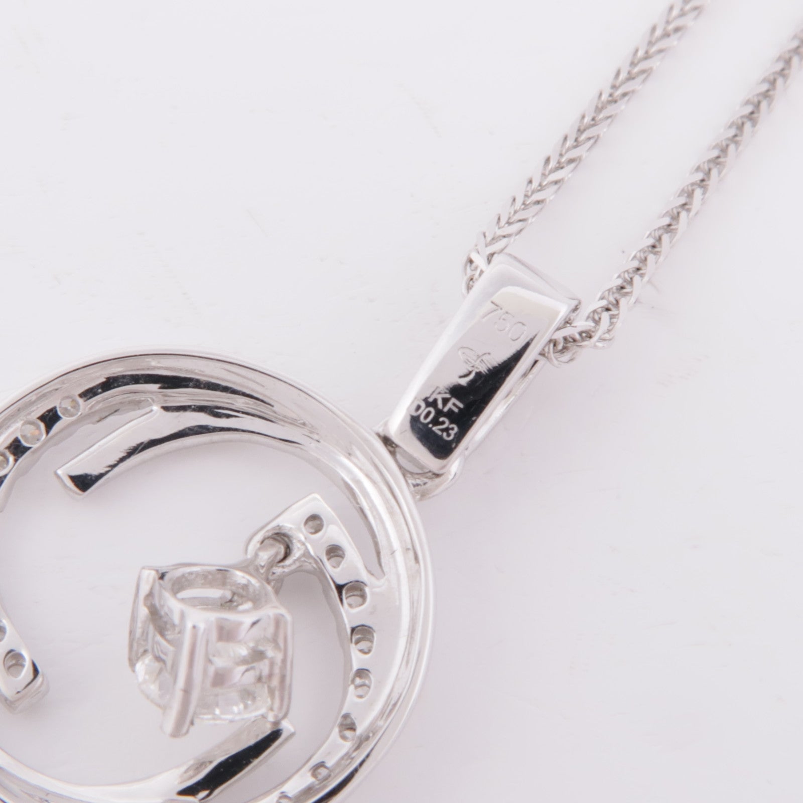 JEWELRY 18K白金Diamond Necklace鑽石項鍊