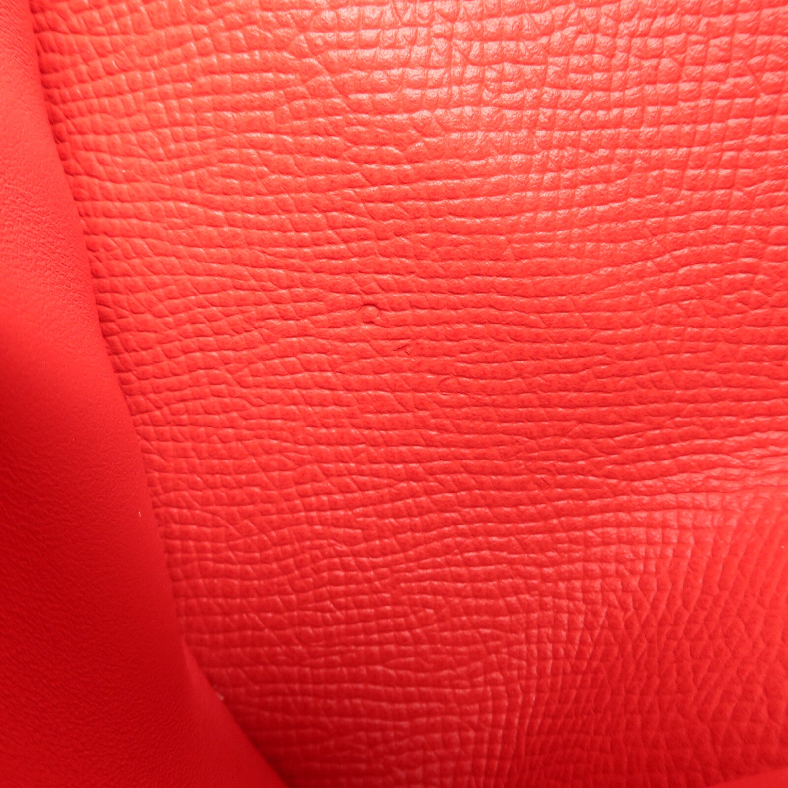 HERMES Epsom皮革Kelly Short Wallet金扣錢包Rouge de Coeur