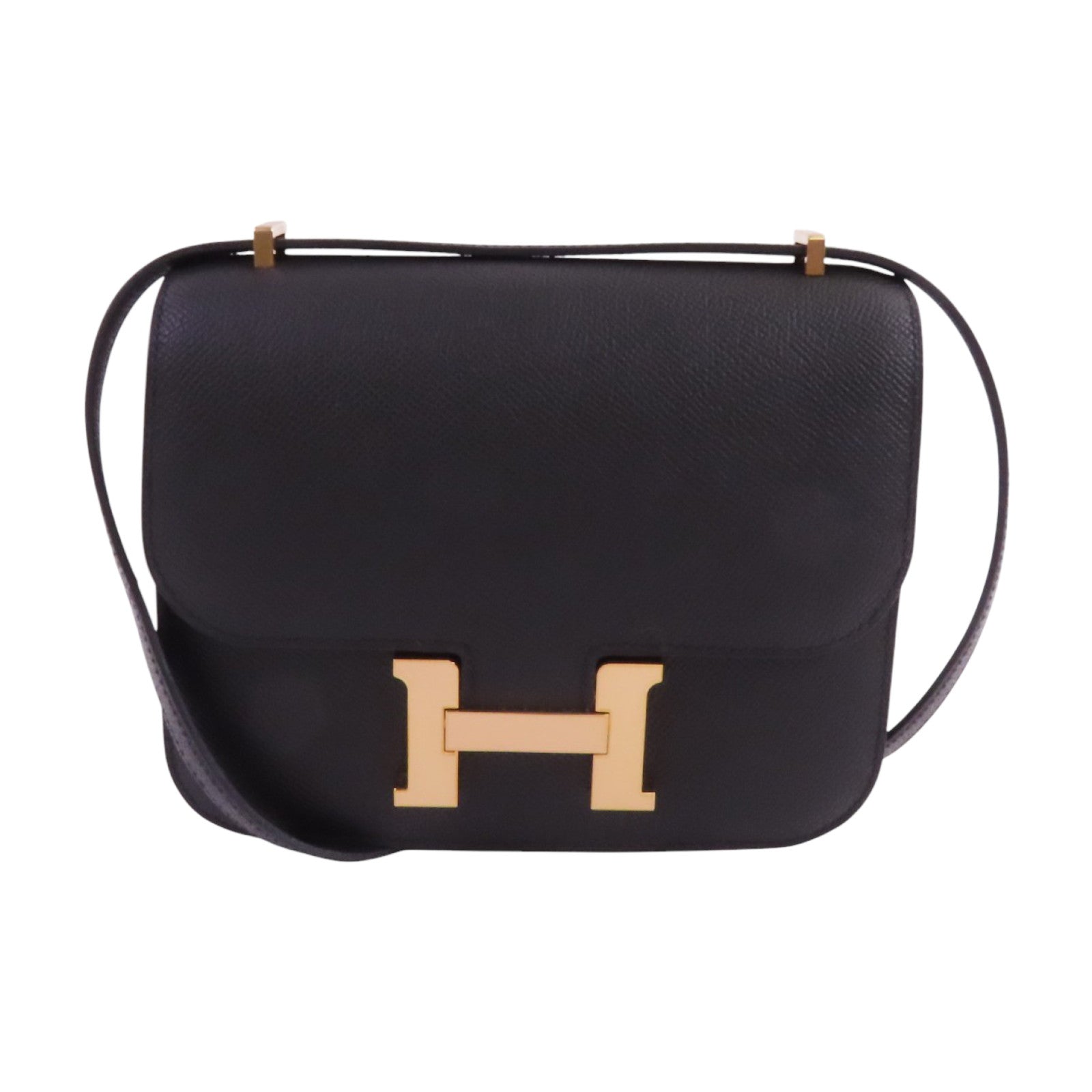 HERMES Epsom皮革Constance Mini金扣肩背袋