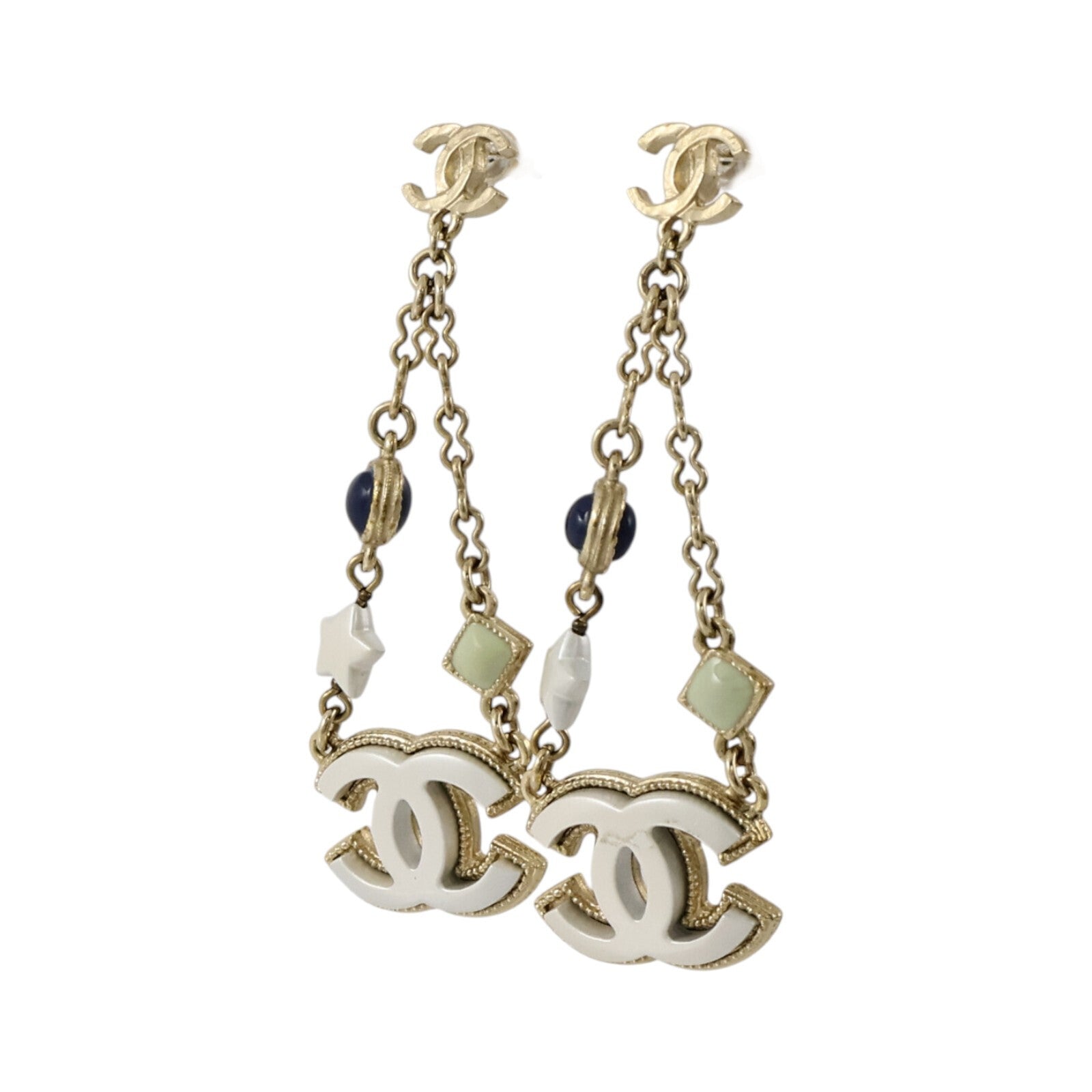 CHANEL 金屬/PVC Earrings耳環