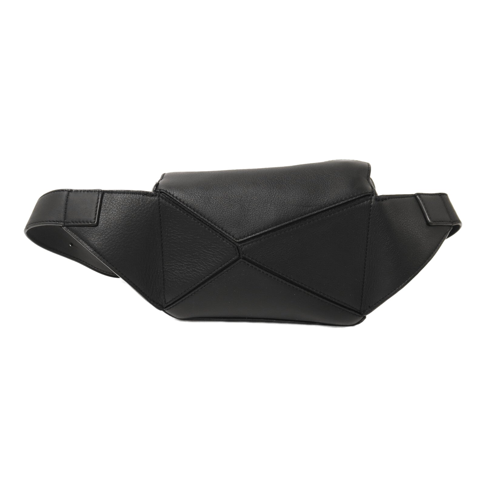 LOEWE 牛皮皮革Small Puzzle BumBag銀扣腰包