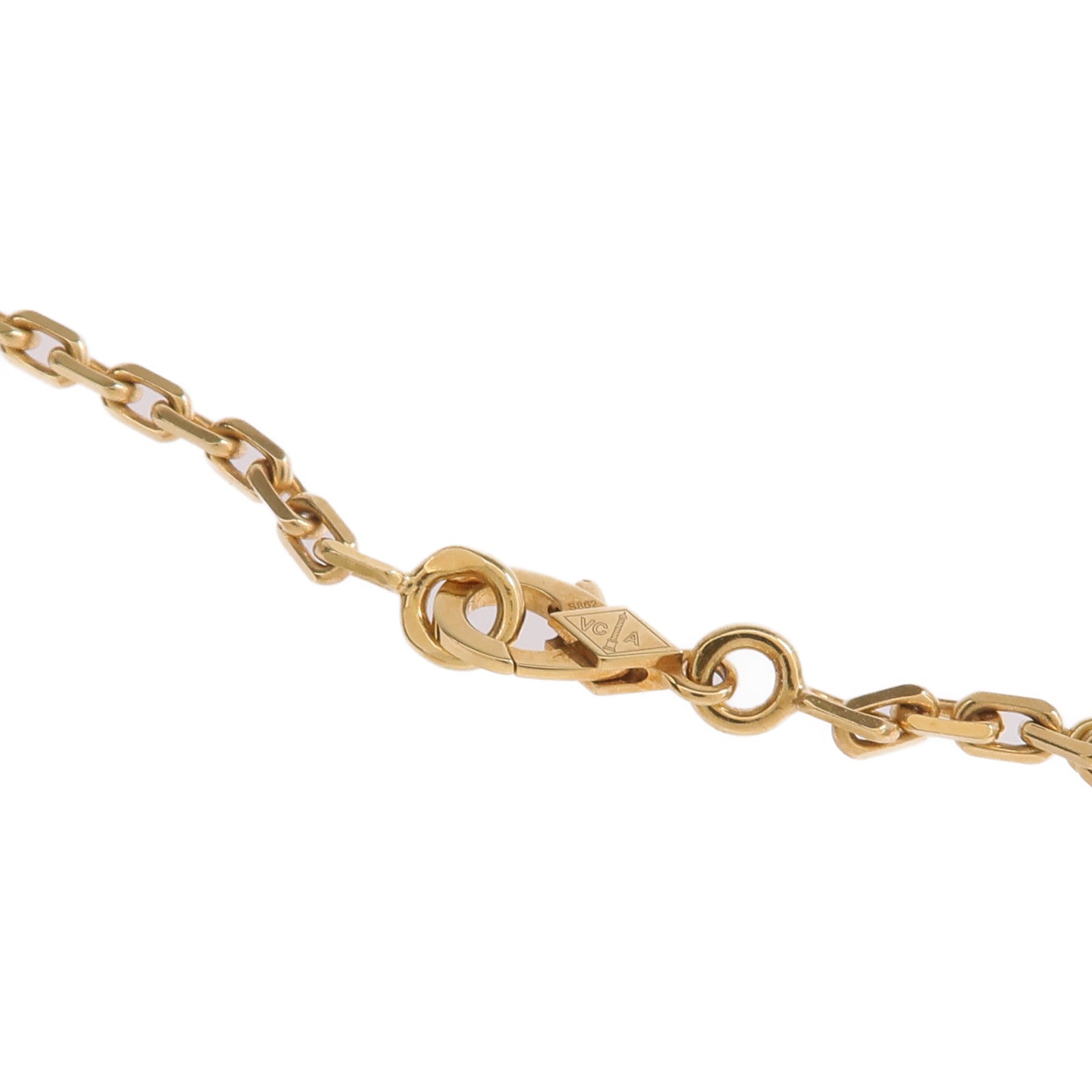Van Cleef & Arpels 18K黃金Magic Alhambra 6 Motifs珍珠母貝項鍊