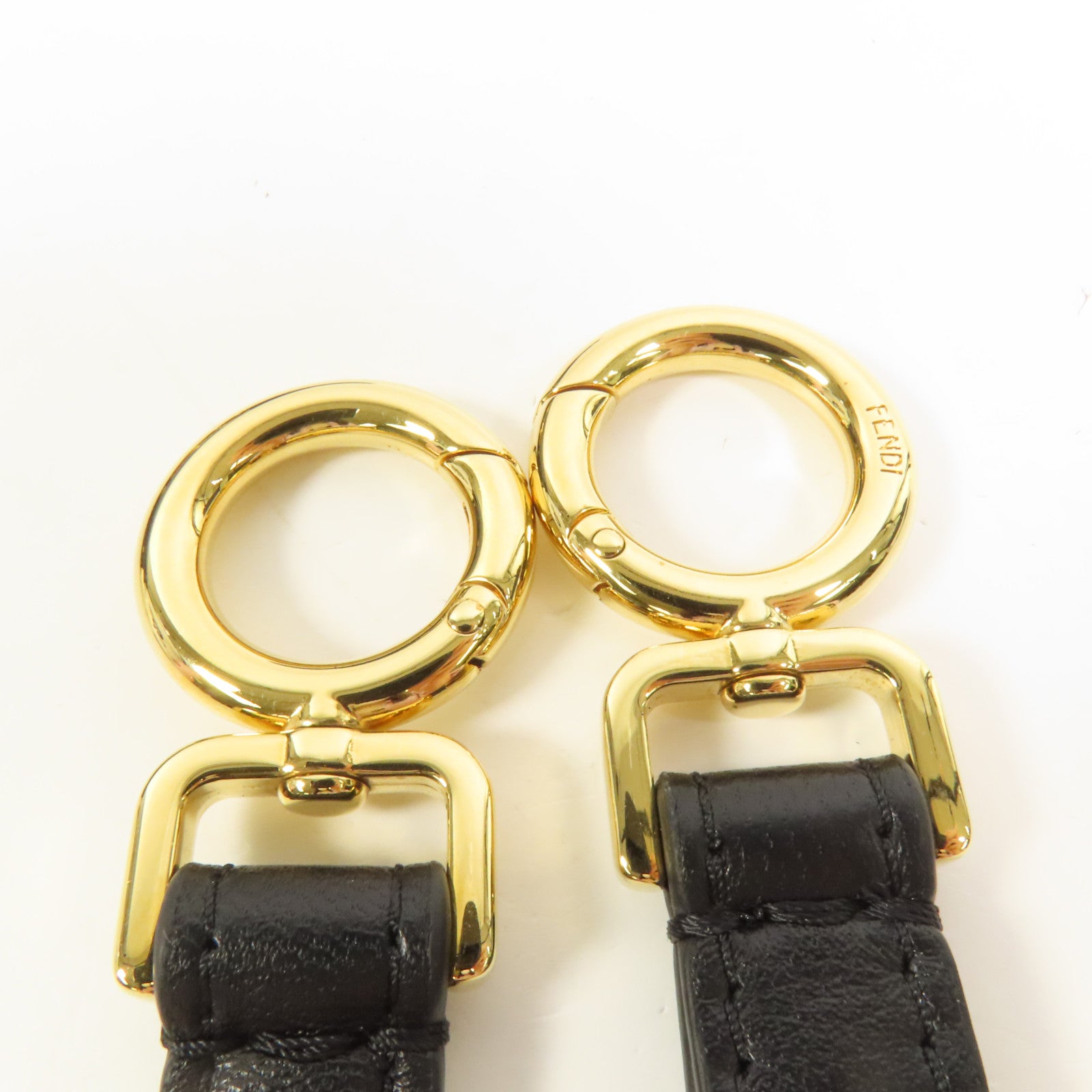 FENDI 牛皮皮革Iconic Peekaboo Micro手挽肩背兩用袋