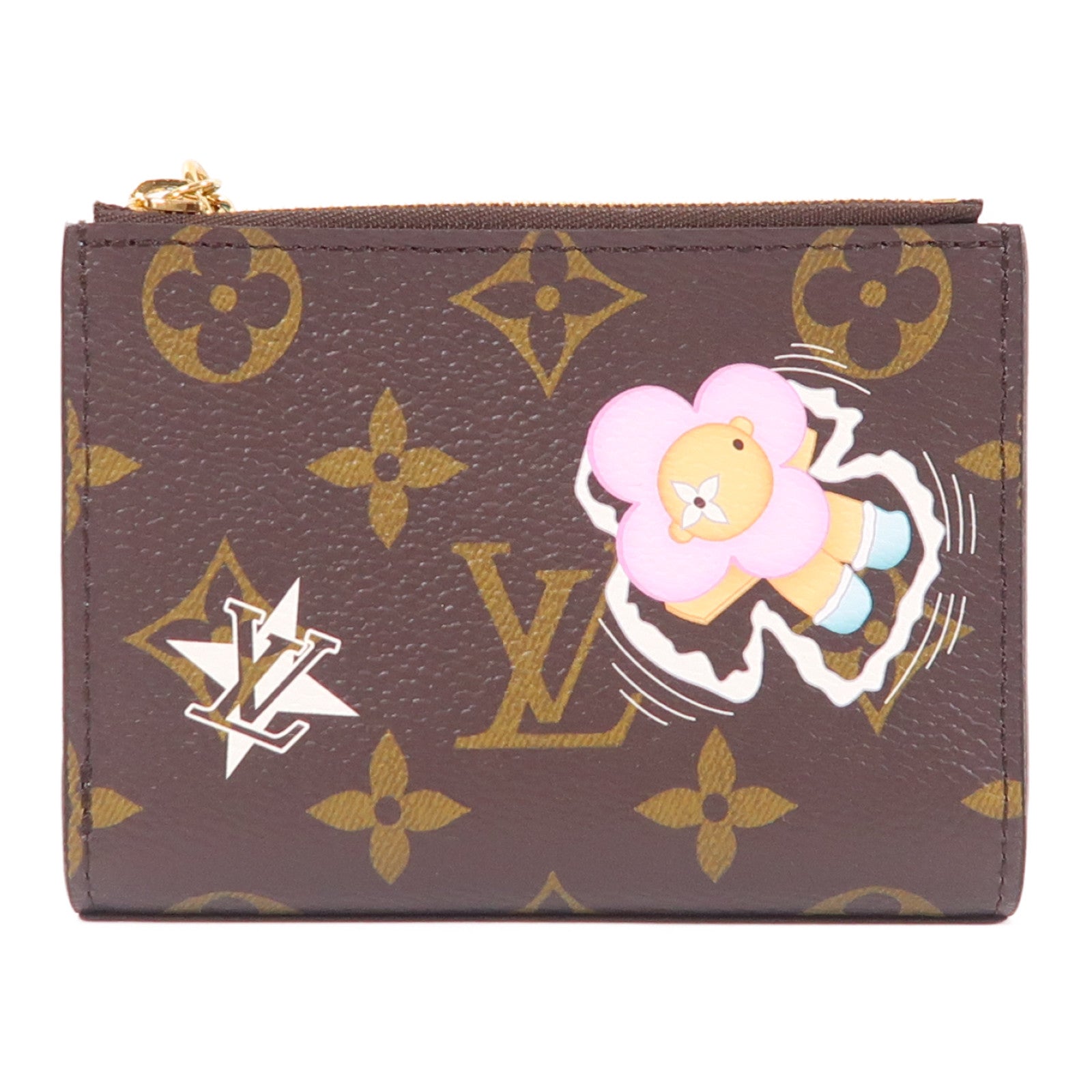 LOUIS VUITTON Monogram Lisa Wallet金扣錢包