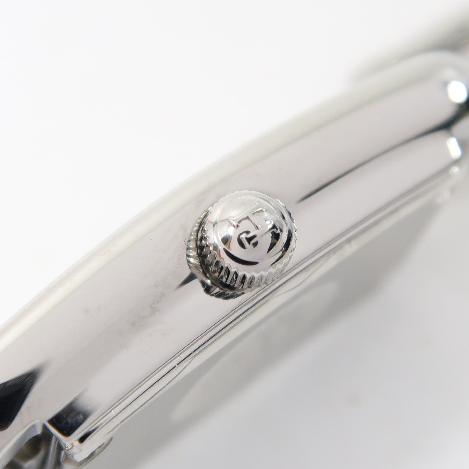 HERMES Nantucket Watch不鏽鋼手錶石英機芯白色